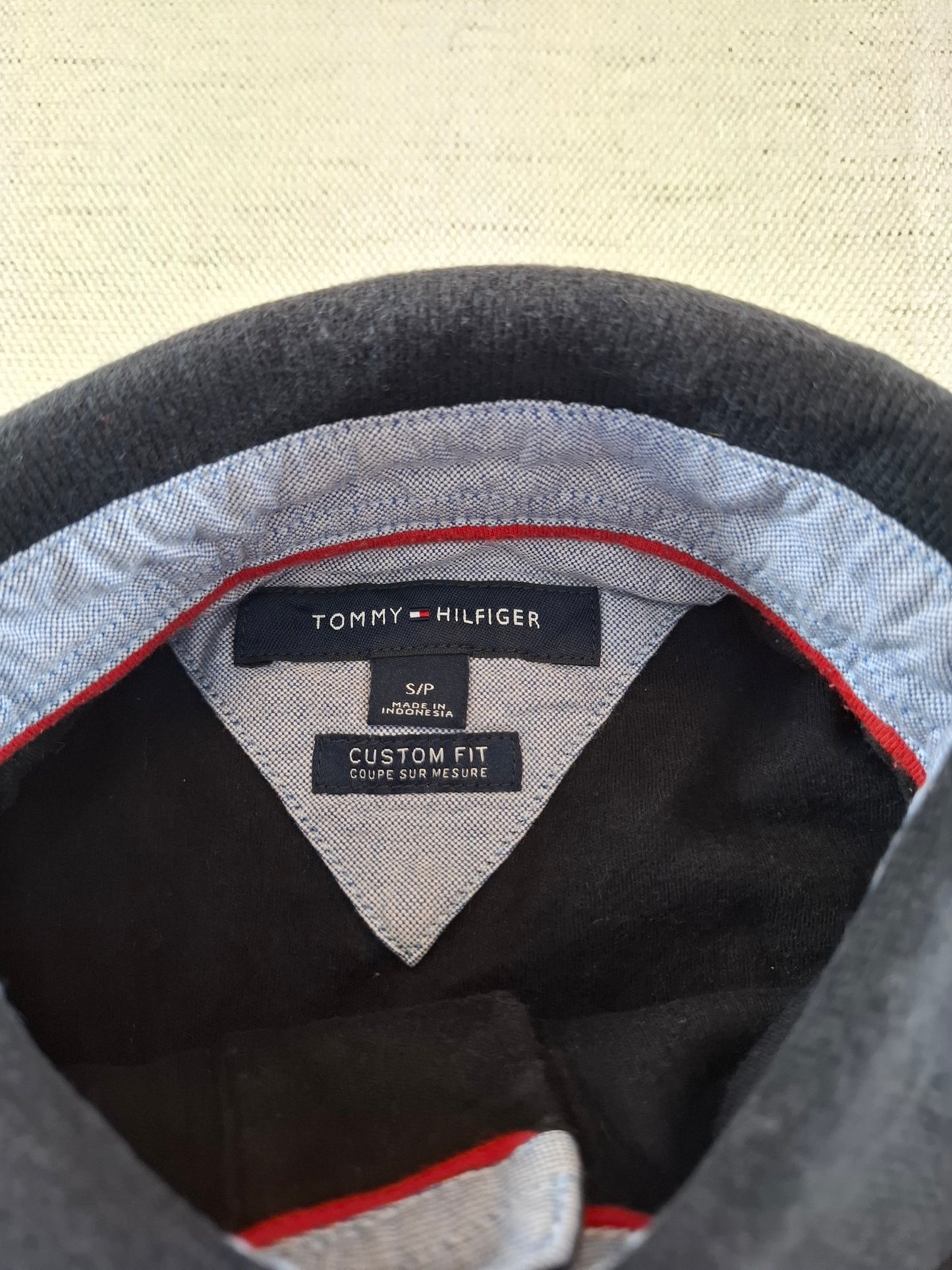 001278 Tommy Hilfiger Polo shirt size S Black