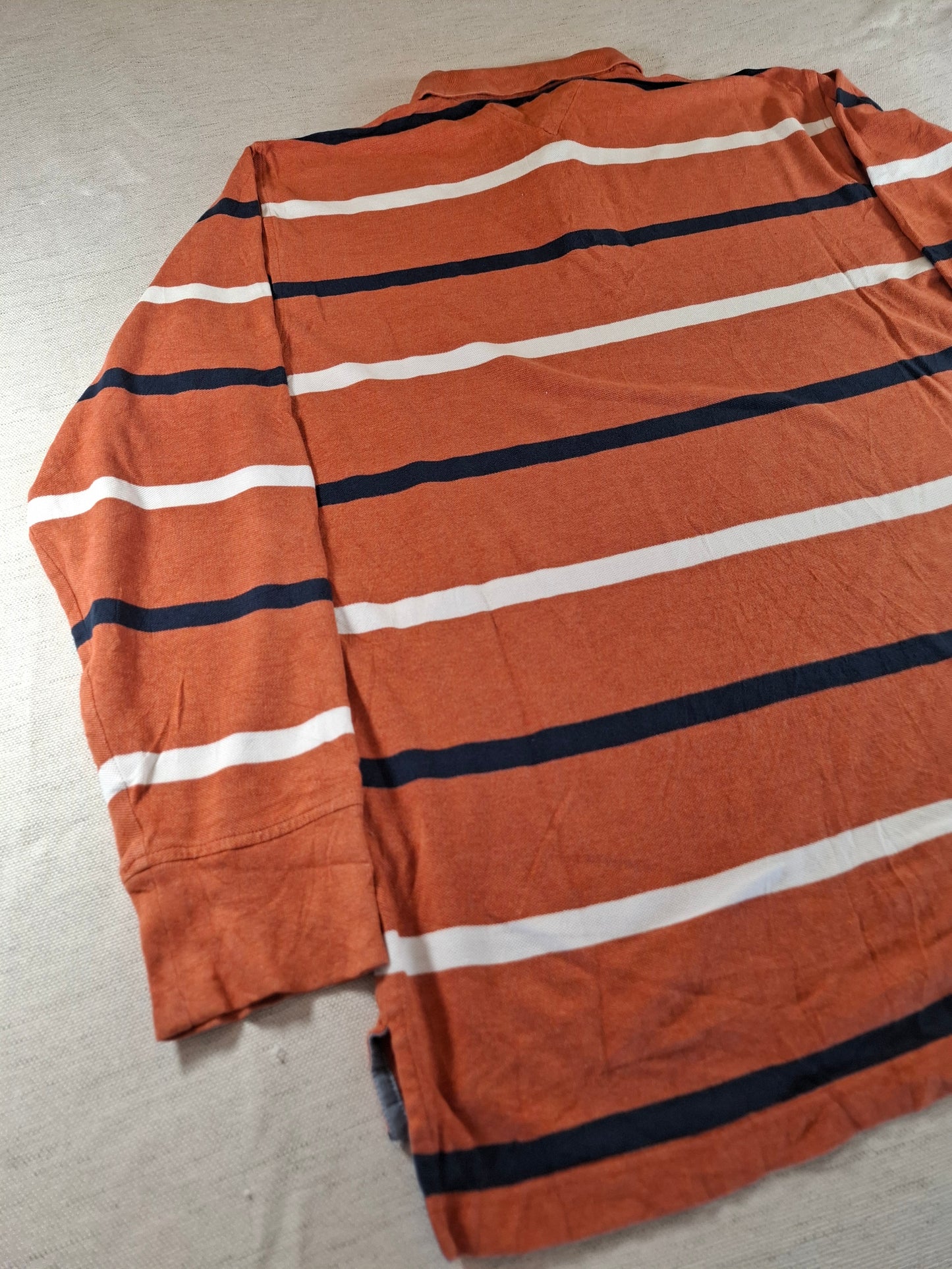 001279 Tommy Hilfiger Polo shirt size M Orange/ Multicolor
