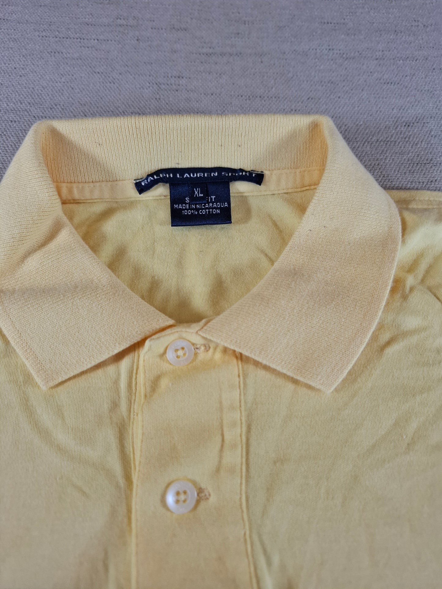 001280 Polo Ralph Lauren Polo shirt size WXL Yellow