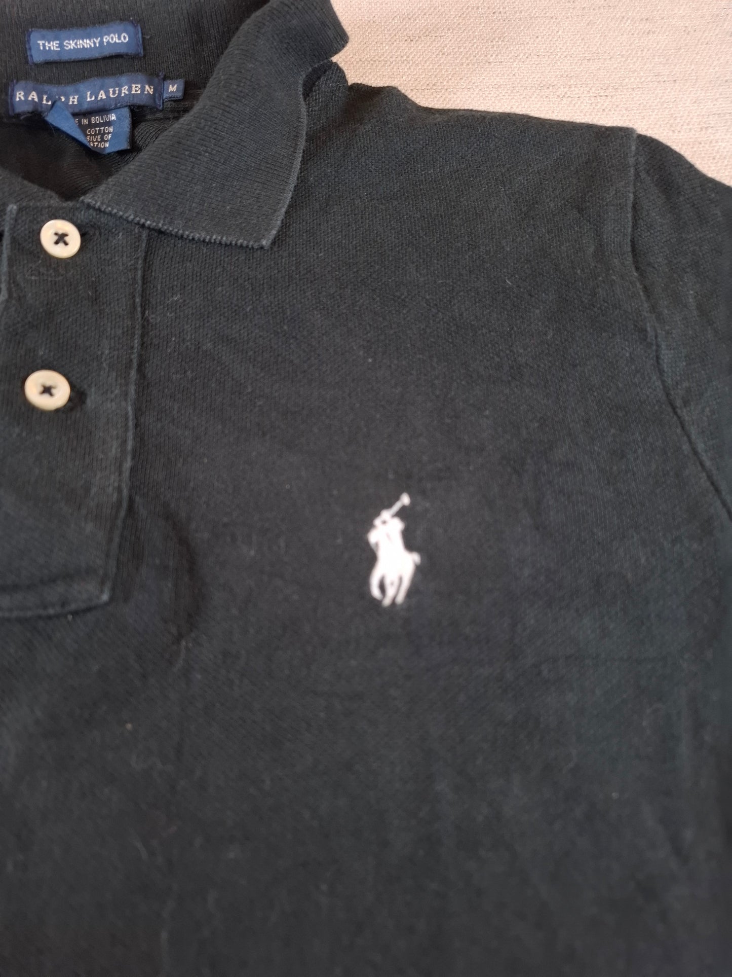 001281 Polo Ralph Lauren Polo shirt size M Black