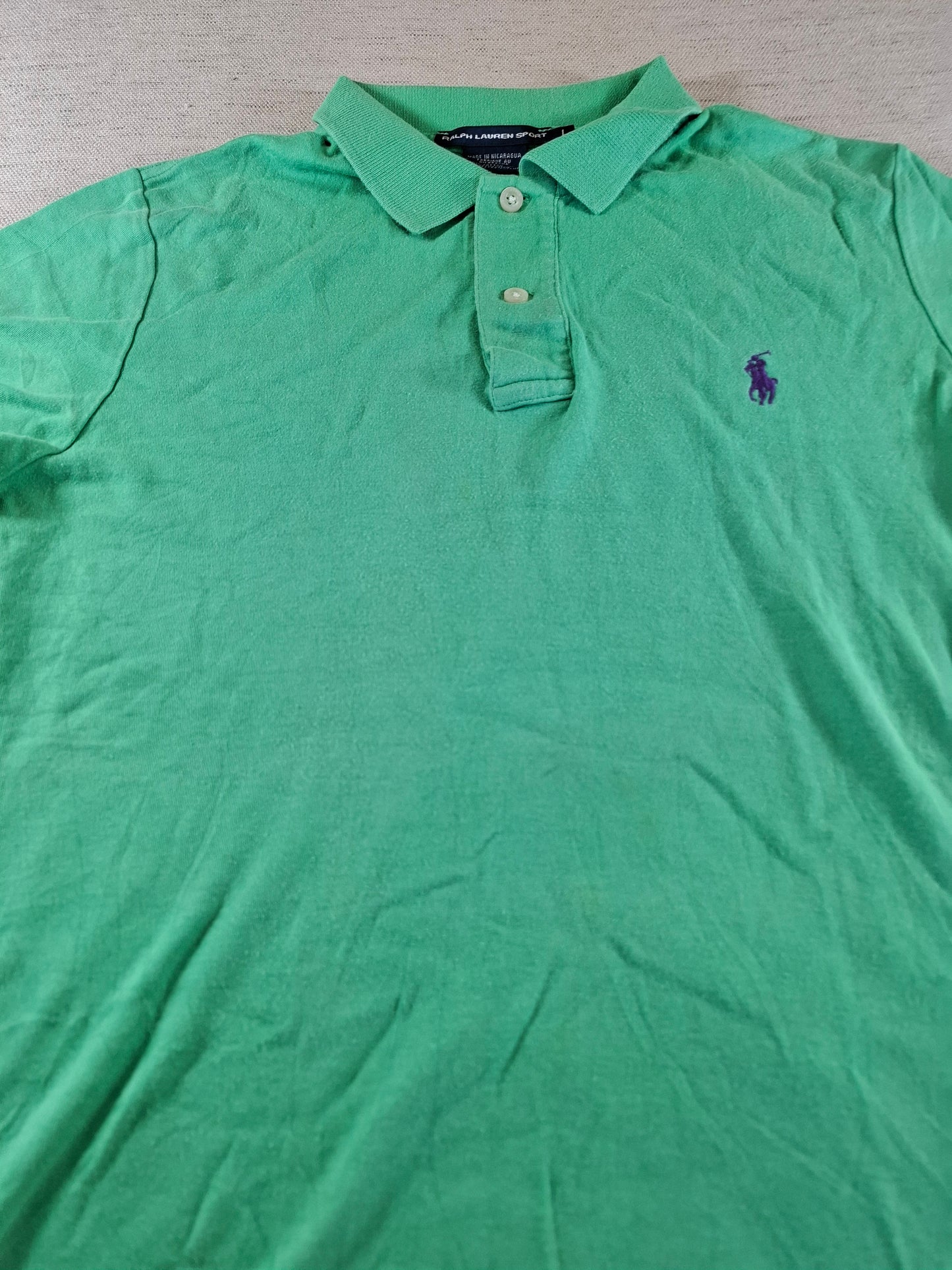 001283 Polo Ralph Lauren Polo shirt size L Green