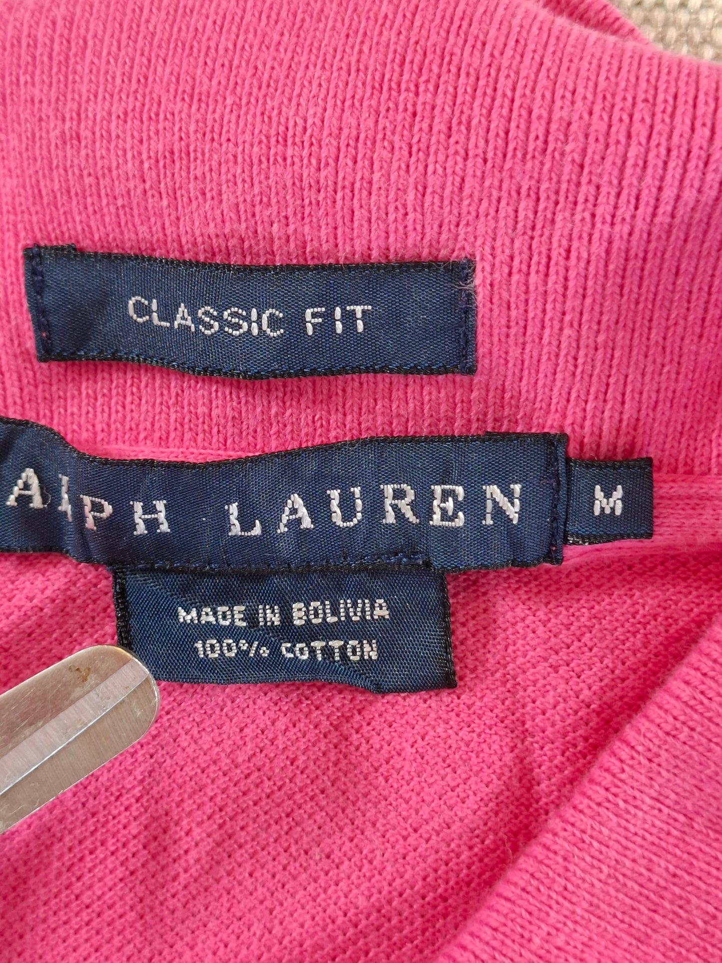 001284 Polo Ralph Lauren Polo shirt size M Pink