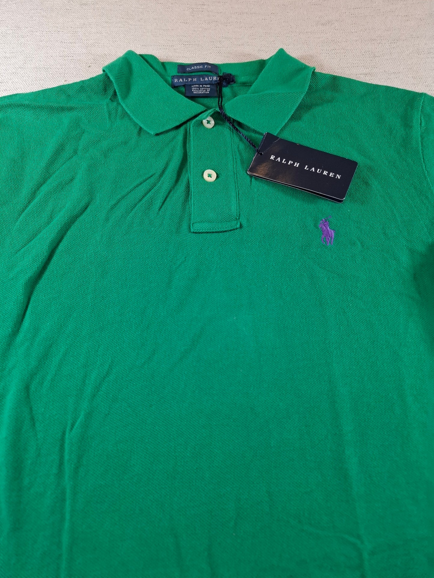 001285 Polo Ralph Lauren Polo shirt size M Green