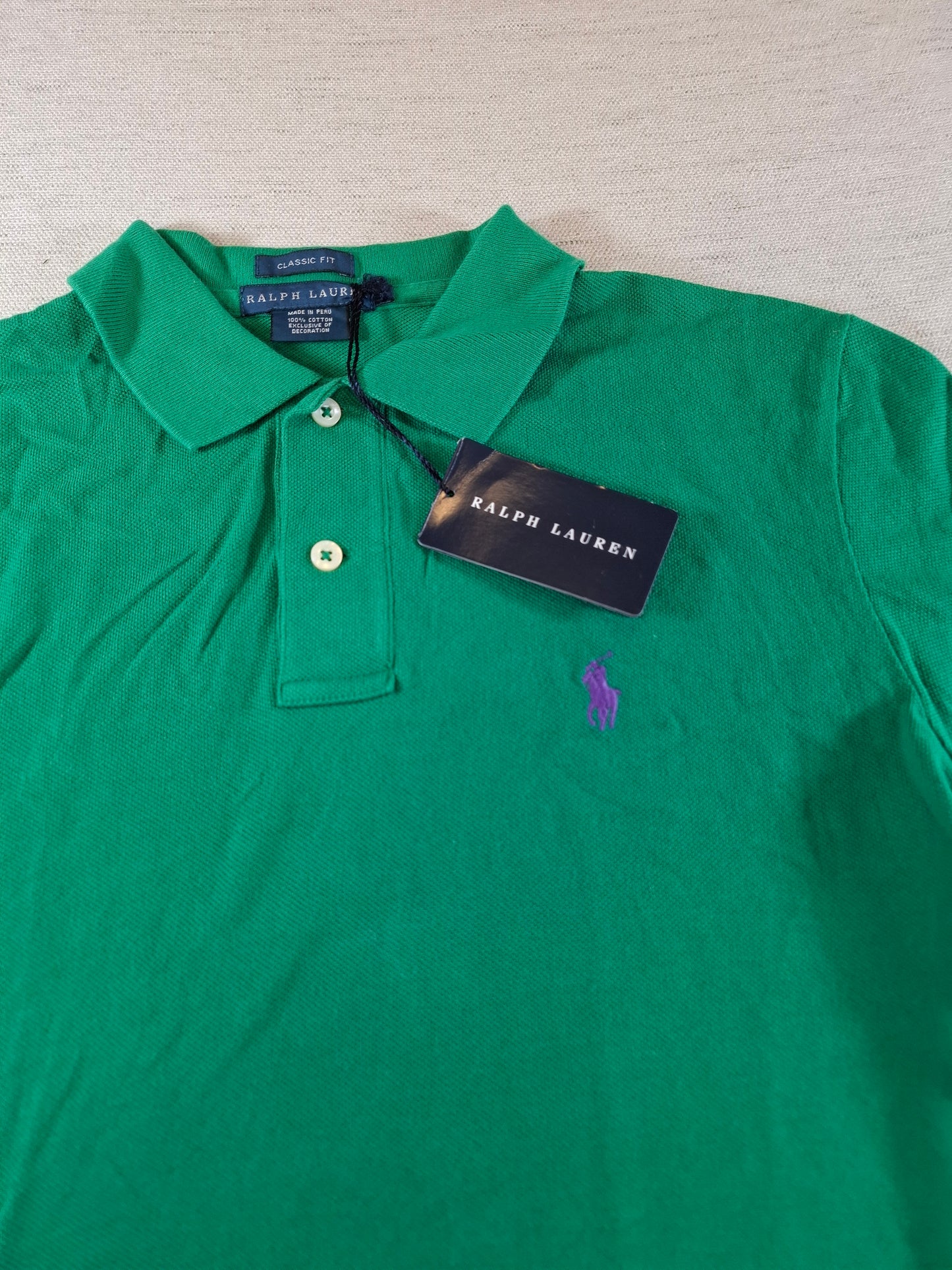 001285 Polo Ralph Lauren Polo shirt size M Green