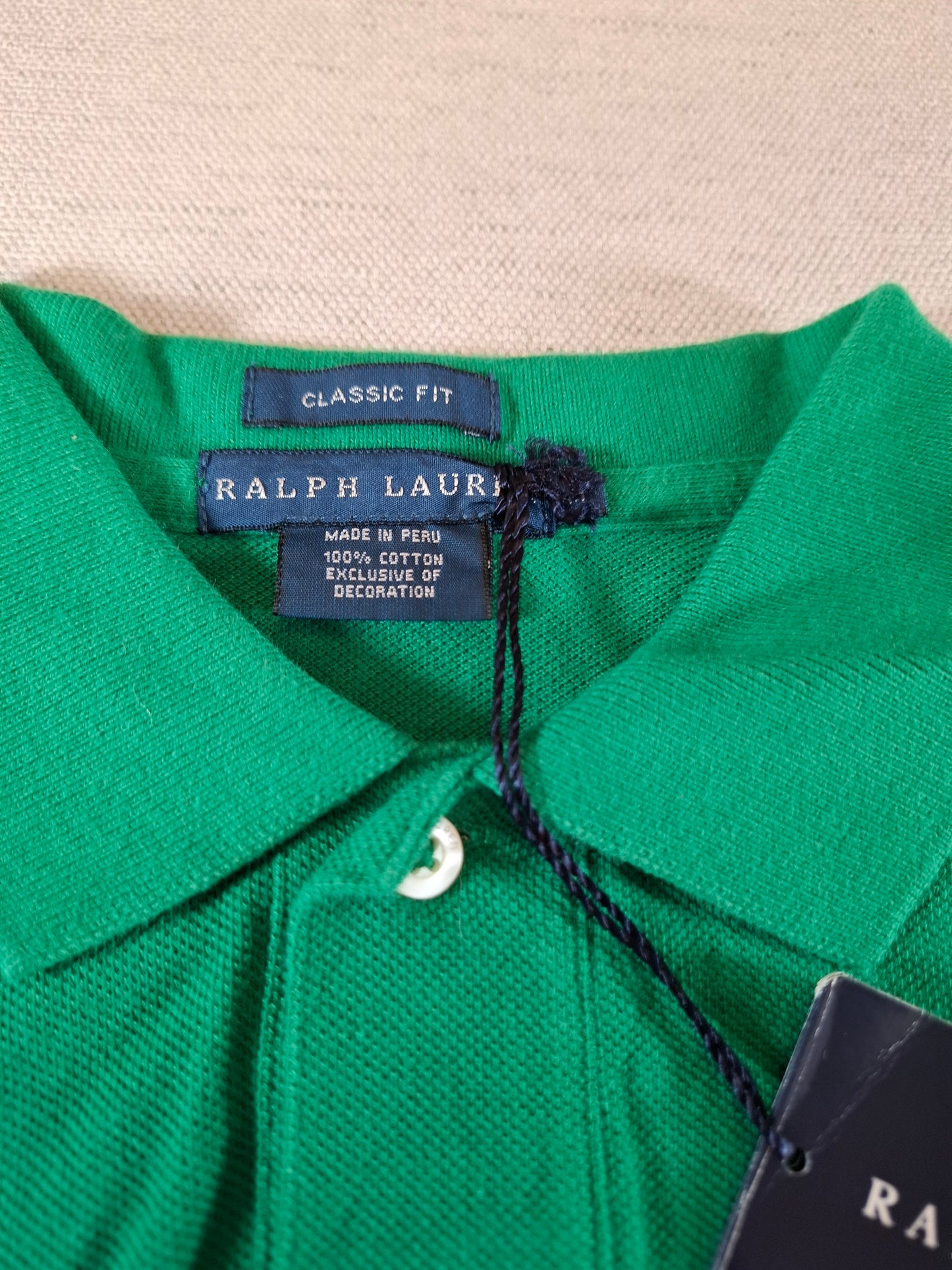 001285 Polo Ralph Lauren Polo shirt size M Green