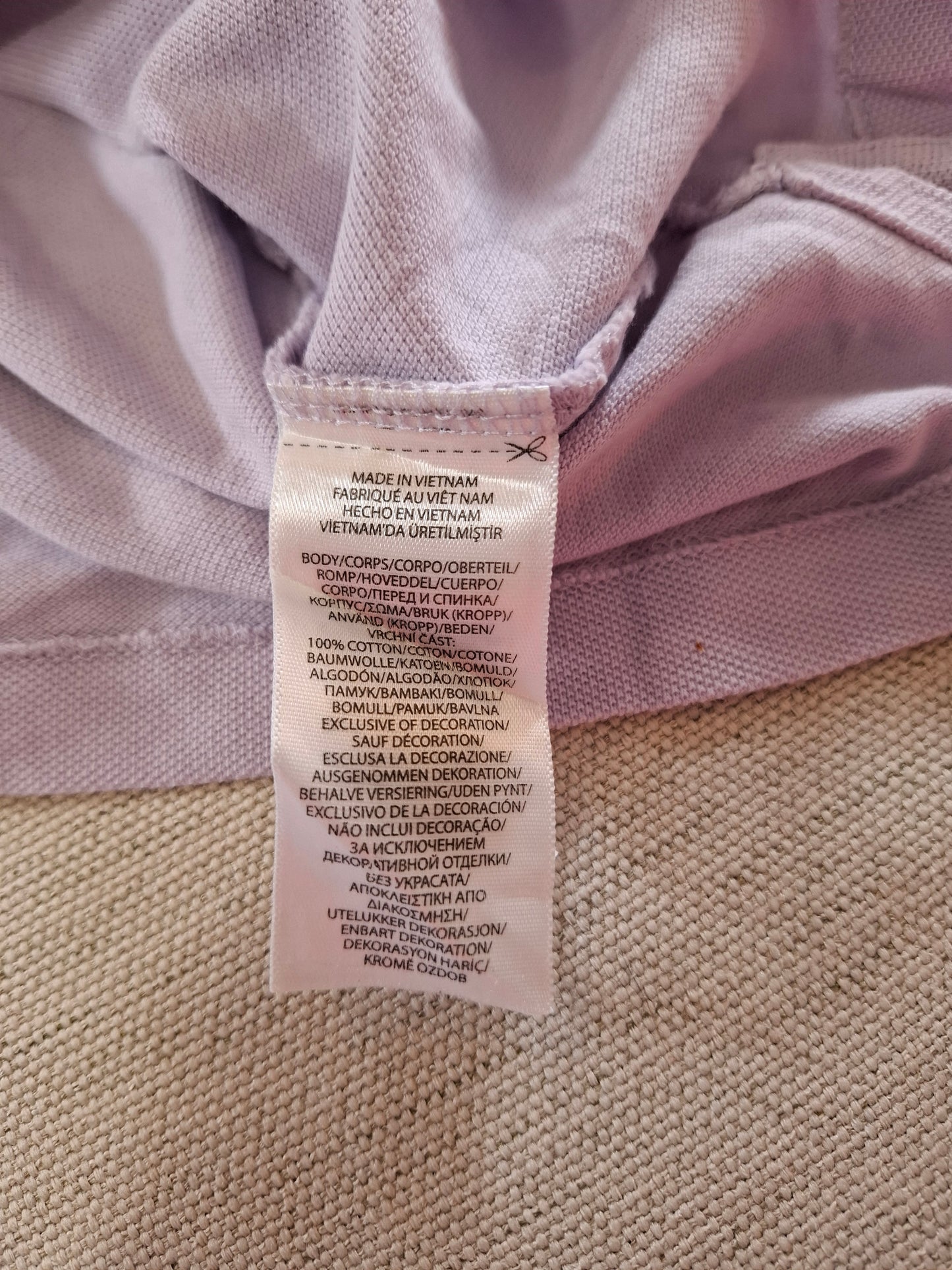 001286 Polo Ralph Lauren Polo shirt size M Purple/ Lila
