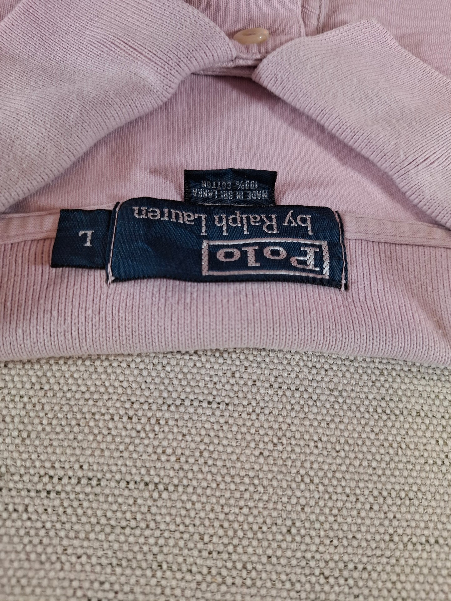 001287 Polo Ralph Lauren Polo shirt size L Pink