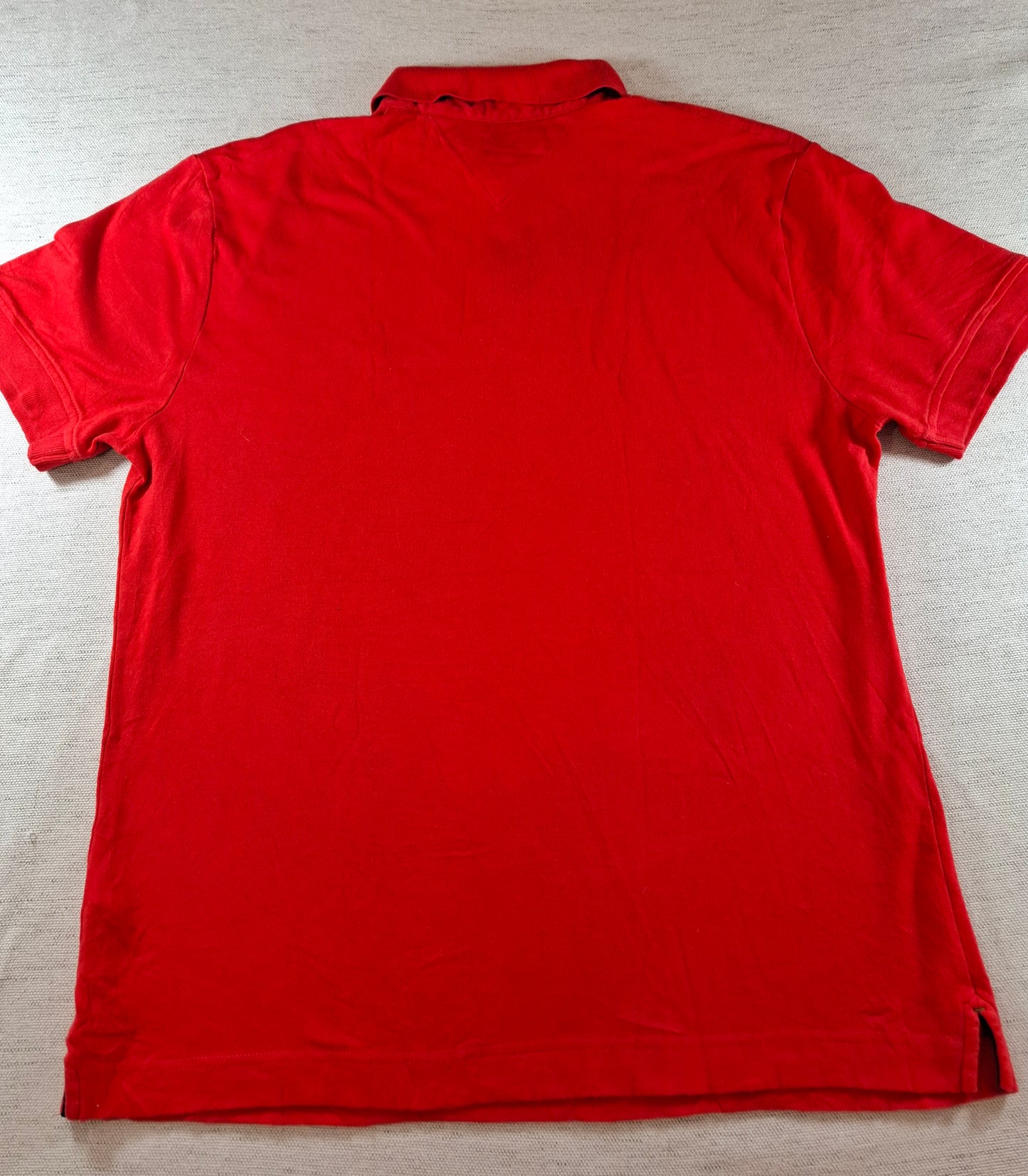 001291 Tommy Hilfiger Polo shirt size M Red