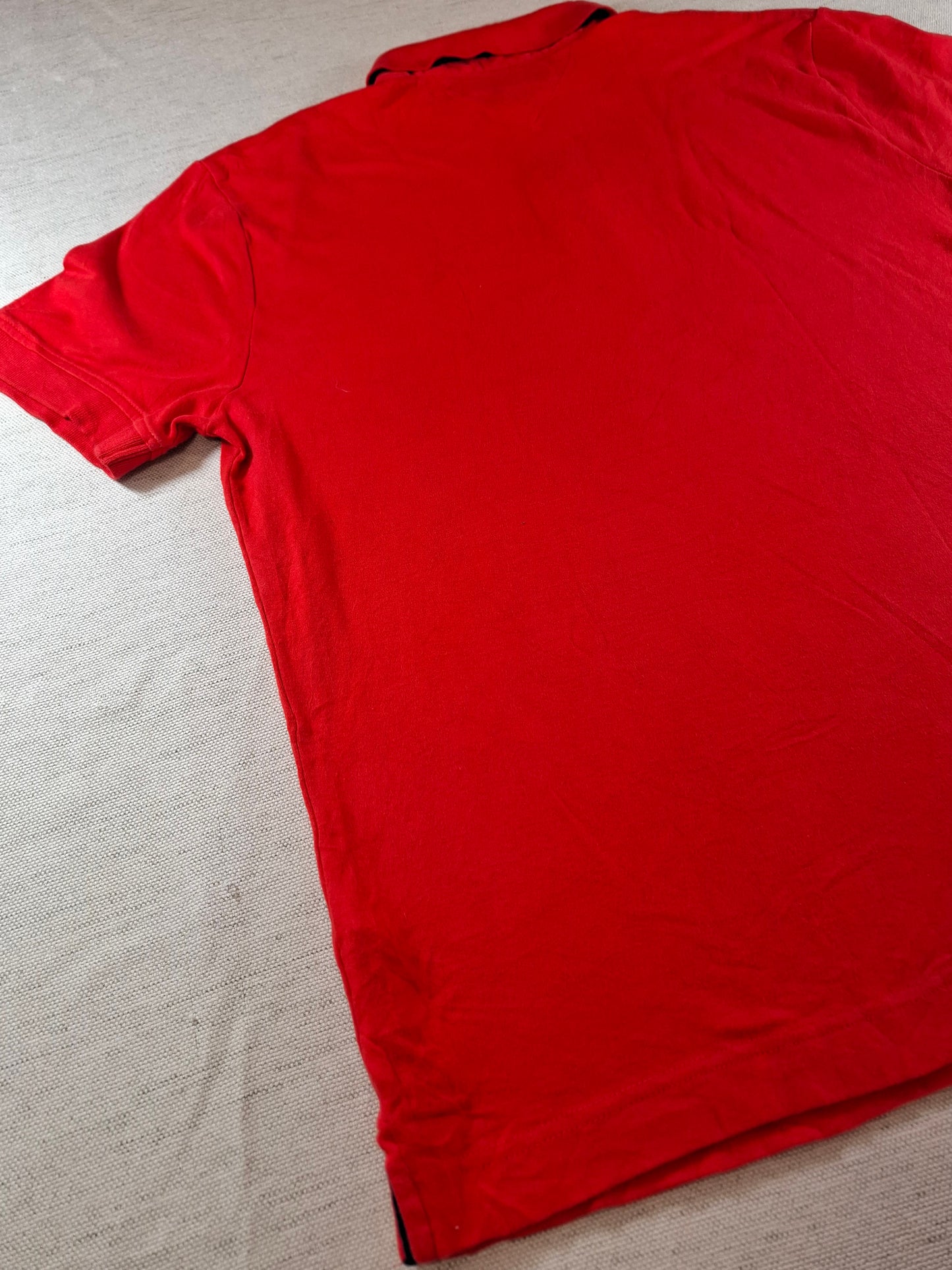 001291 Tommy Hilfiger Polo shirt size M Red