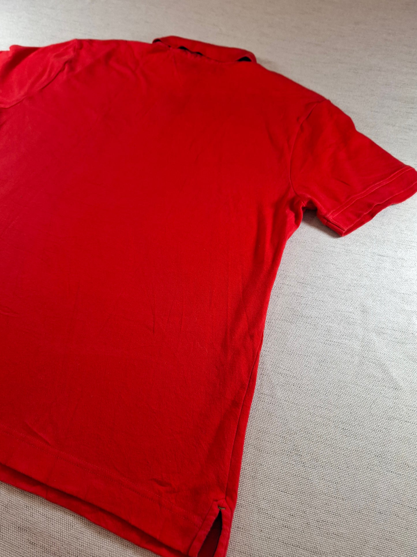 001291 Tommy Hilfiger Polo shirt size M Red