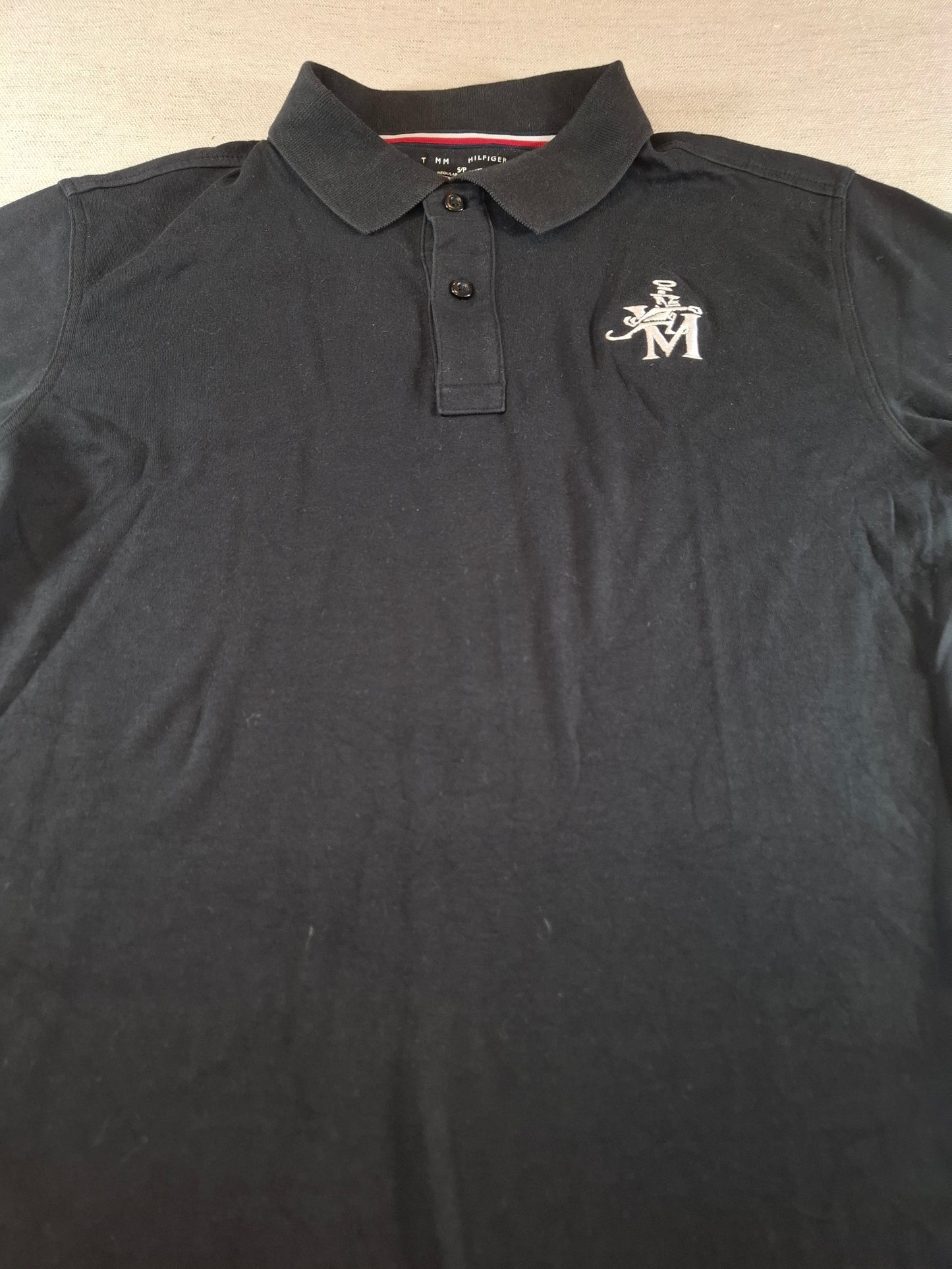 001294 Tommy Hilfiger Polo shirt size S Black