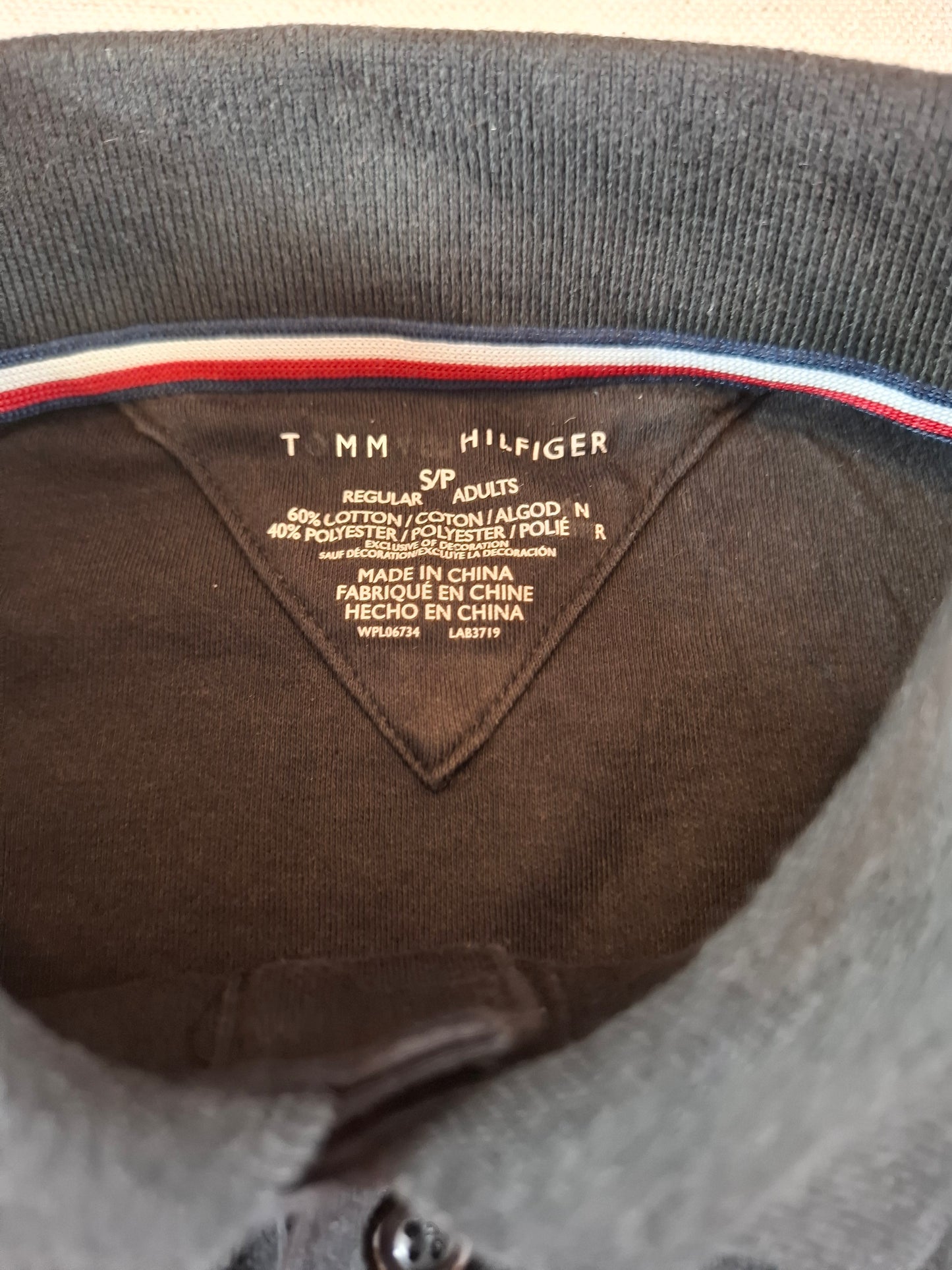 001294 Tommy Hilfiger Polo shirt size S Black