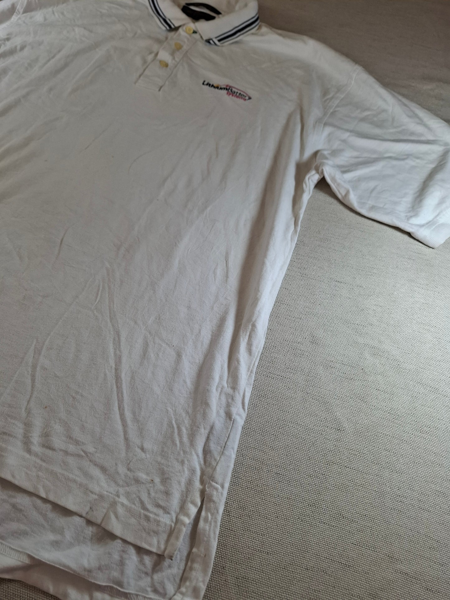 001295 Tommy Hilfiger Polo shirt size XL White