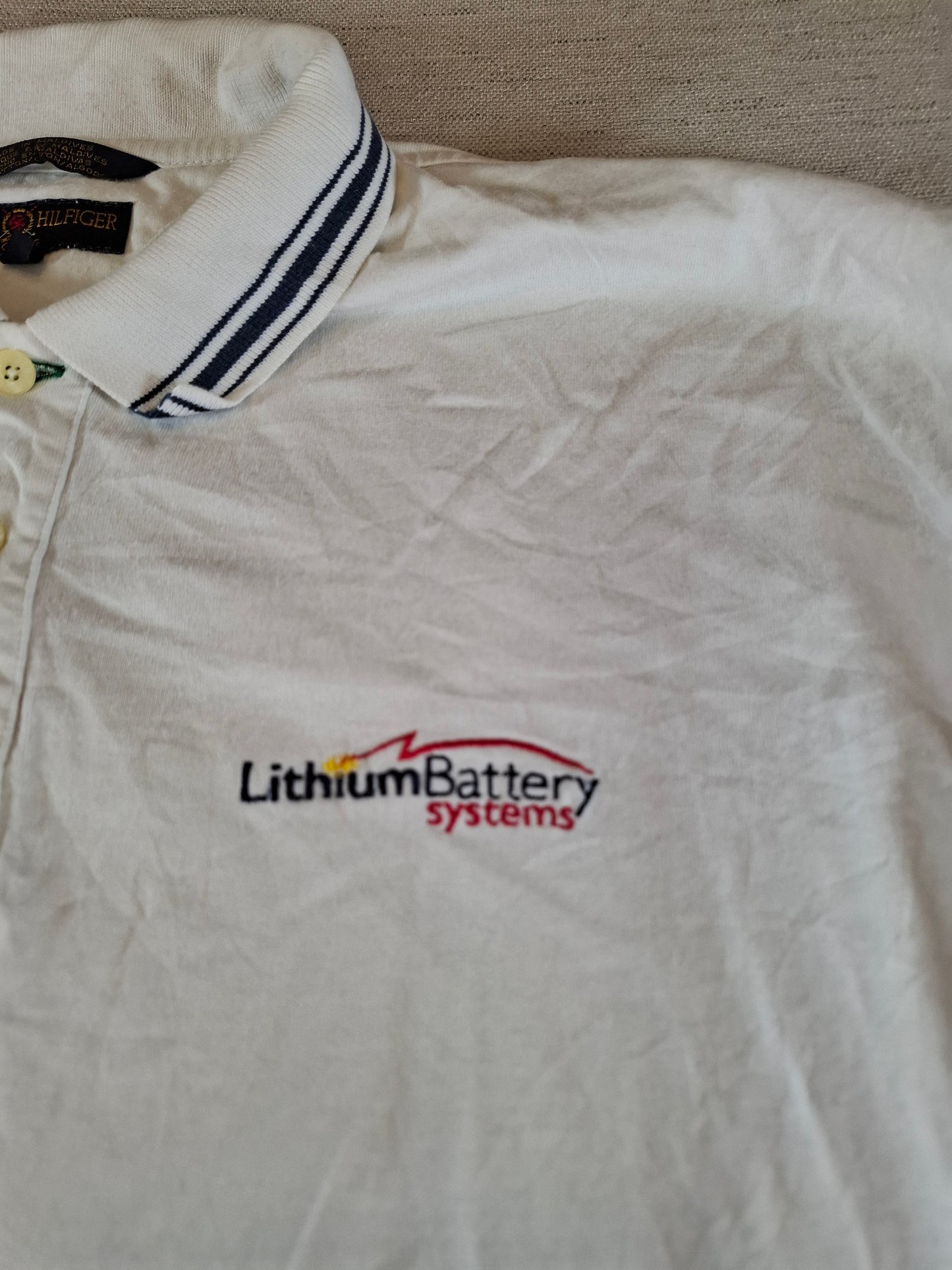 001295 Tommy Hilfiger Polo shirt size XL White