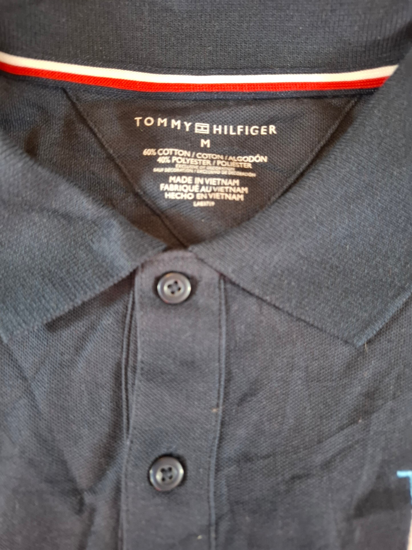 001296 Tommy Hilfiger Polo shirt size M Navy