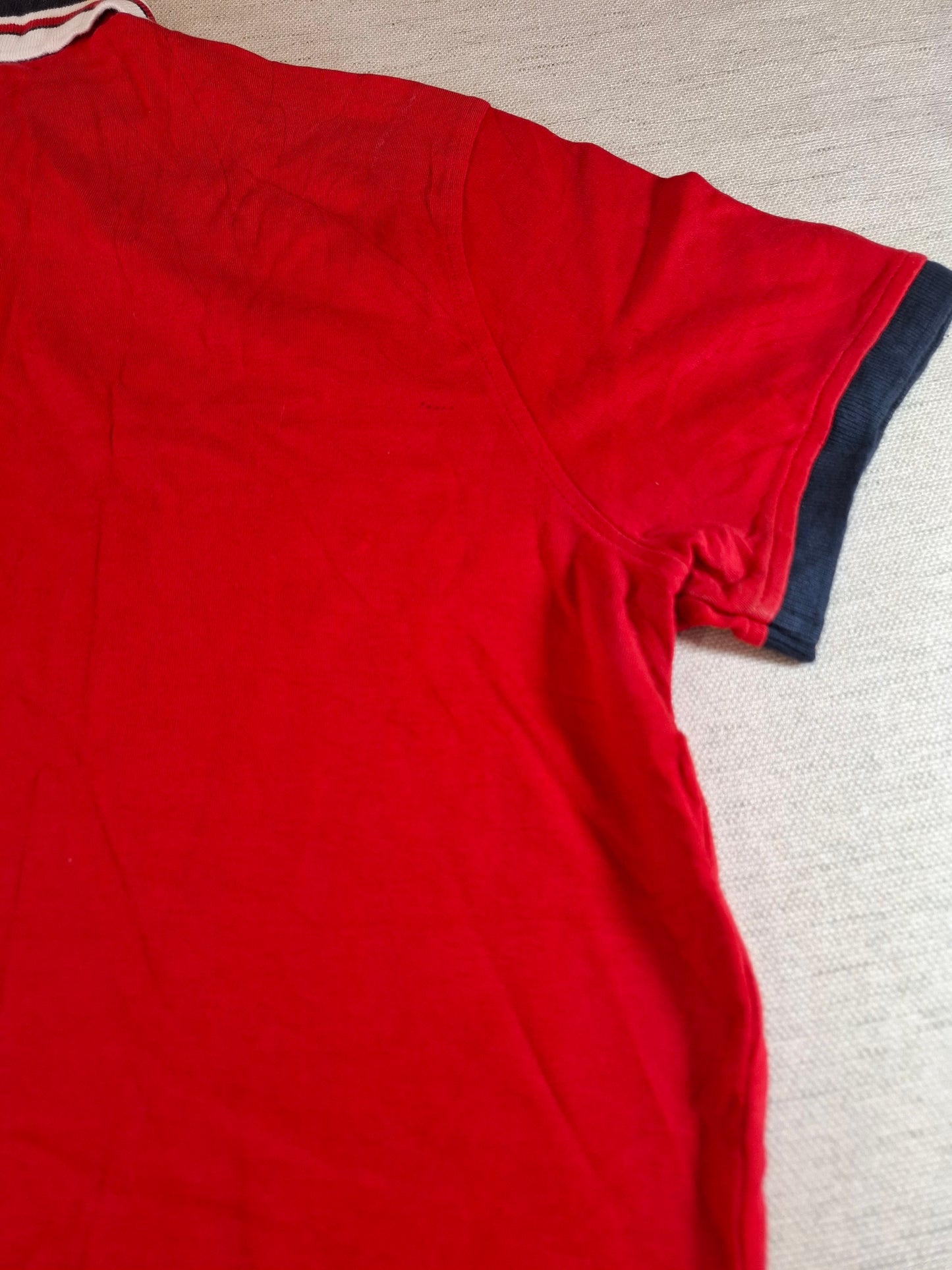 001297 Tommy Hilfiger Polo shirt size L Red