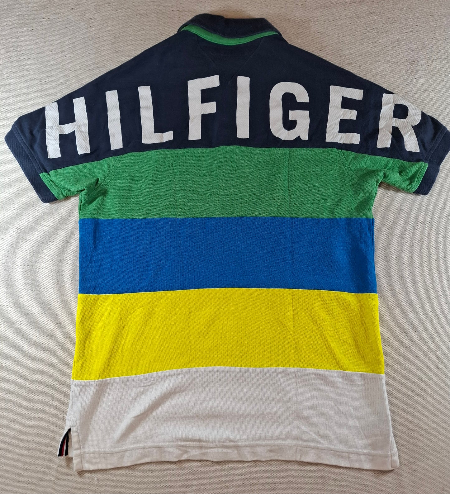 001300 Tommy Hilfiger Polo shirt size XS Multicolor stripes