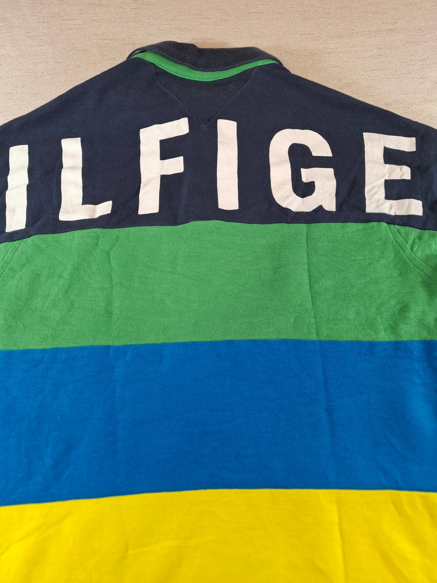 001300 Tommy Hilfiger Polo shirt size XS Multicolor stripes