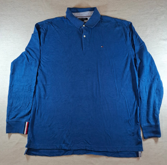 001301 Tommy Hilfiger Polo shirt size XL Blue