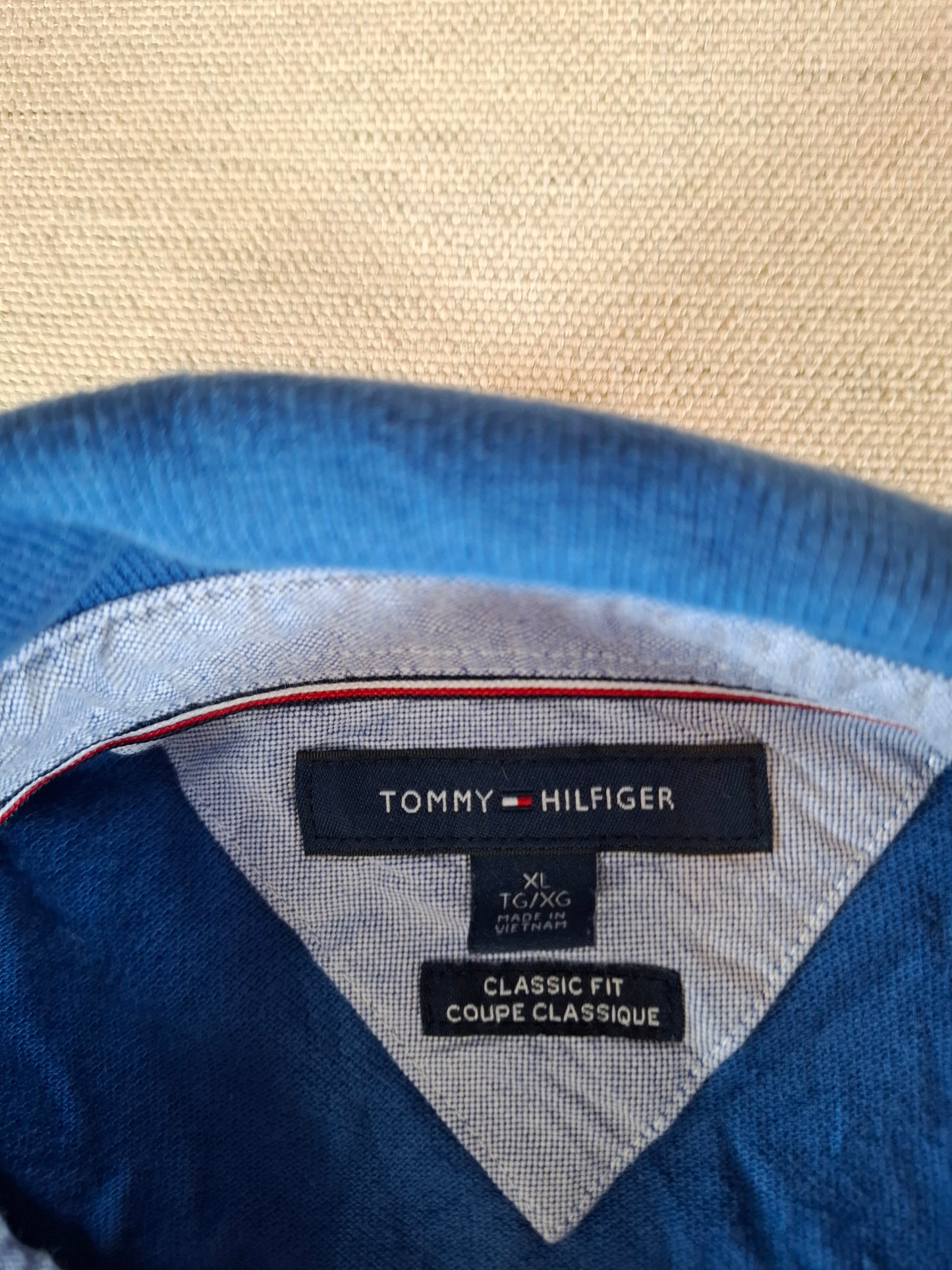 001301 Tommy Hilfiger Polo shirt size XL Blue