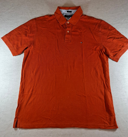 001303 Tommy Hilfiger Polo shirt size XL Orange