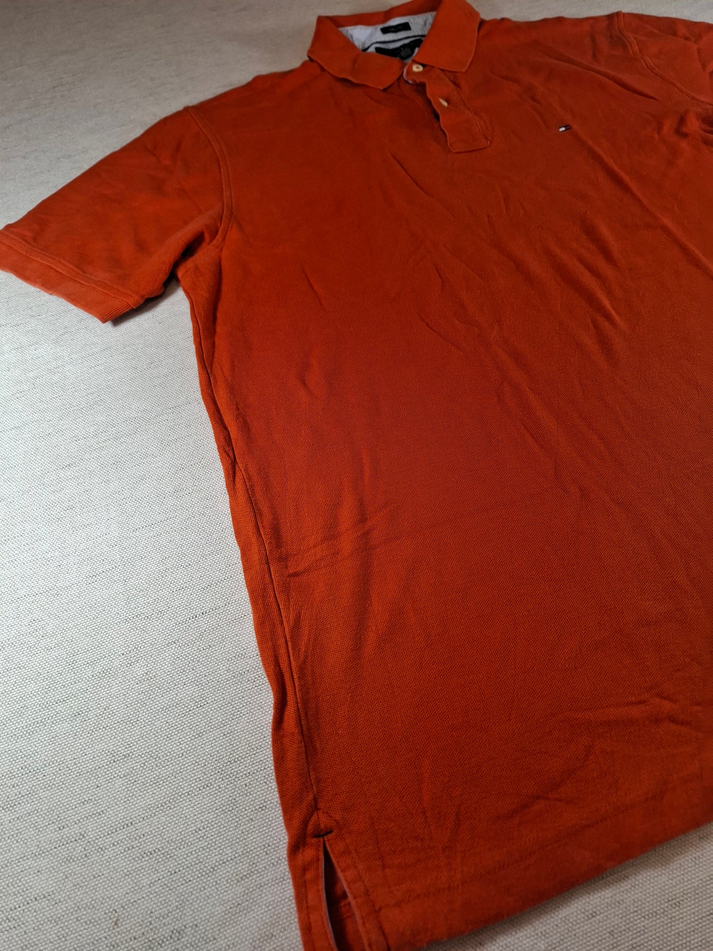 001303 Tommy Hilfiger Polo shirt size XL Orange