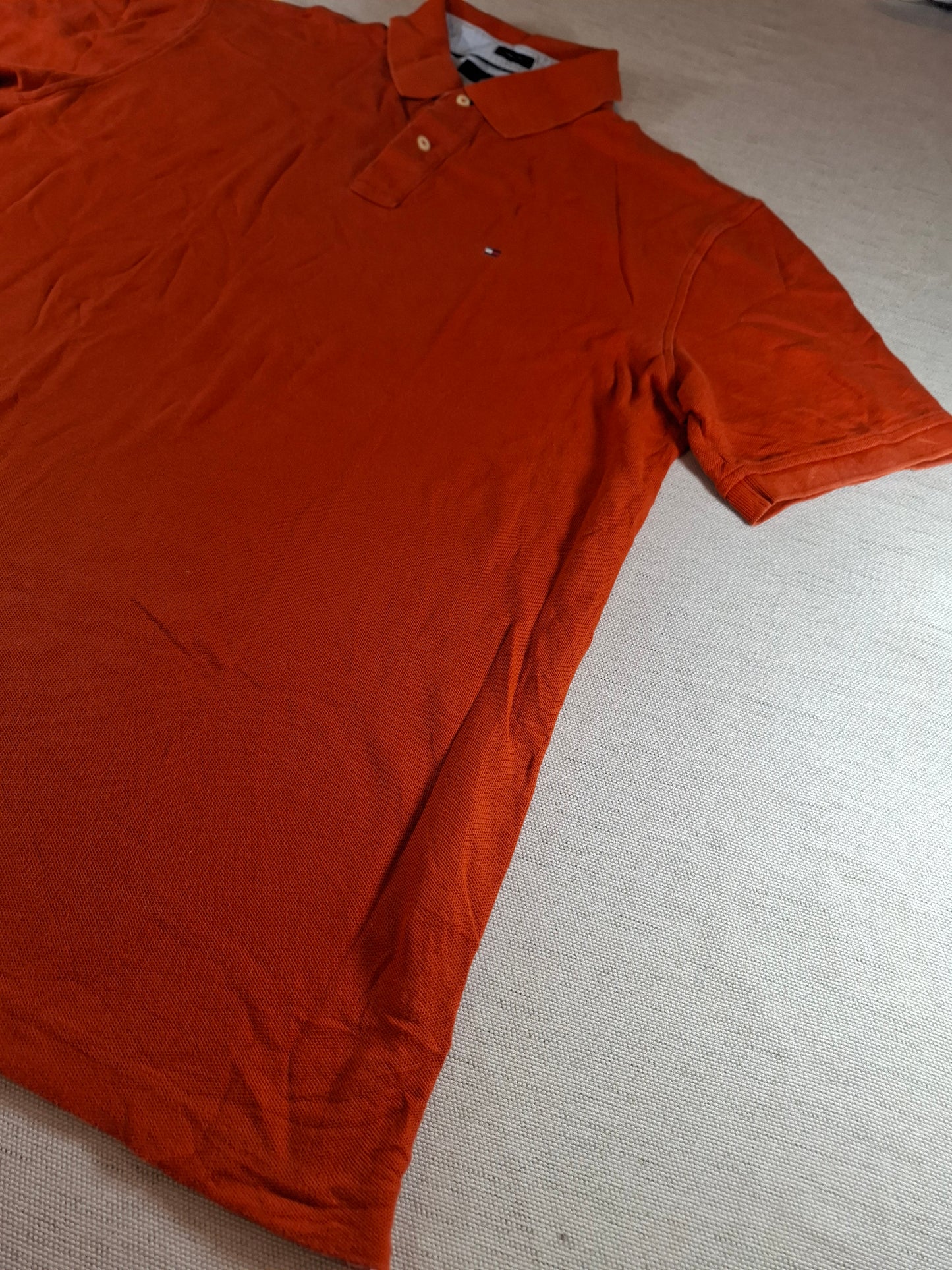 001303 Tommy Hilfiger Polo shirt size XL Orange