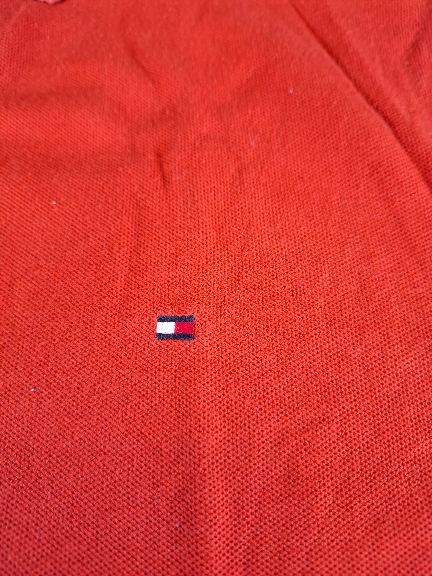 001303 Tommy Hilfiger Polo shirt size XL Orange