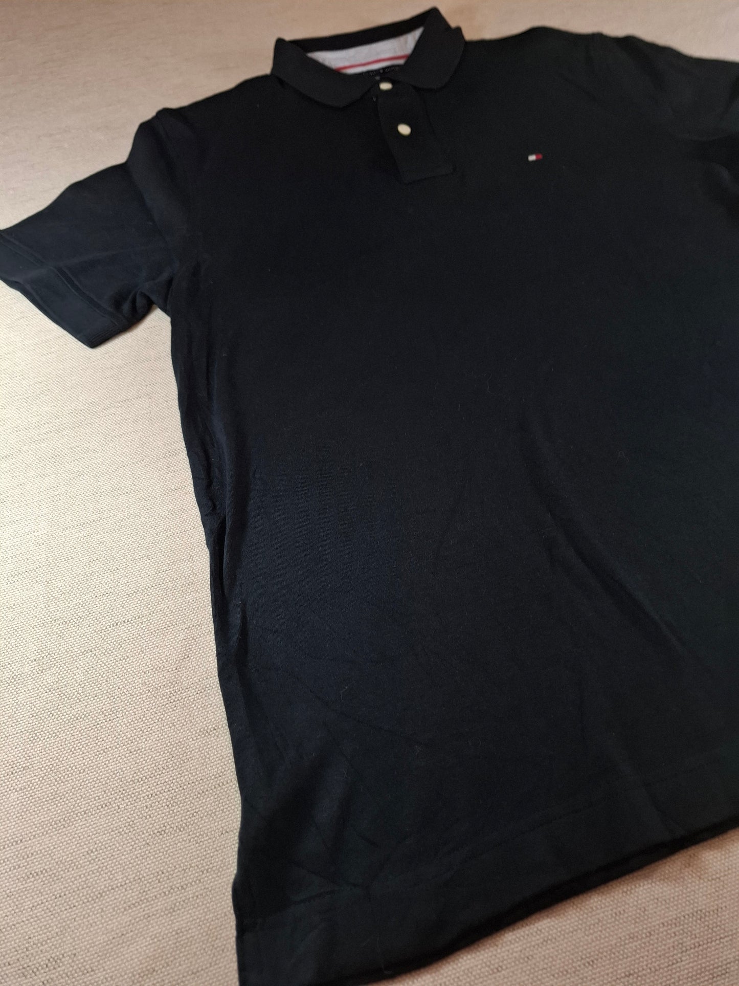 001304 Tommy Hilfiger Polo shirt size L Black