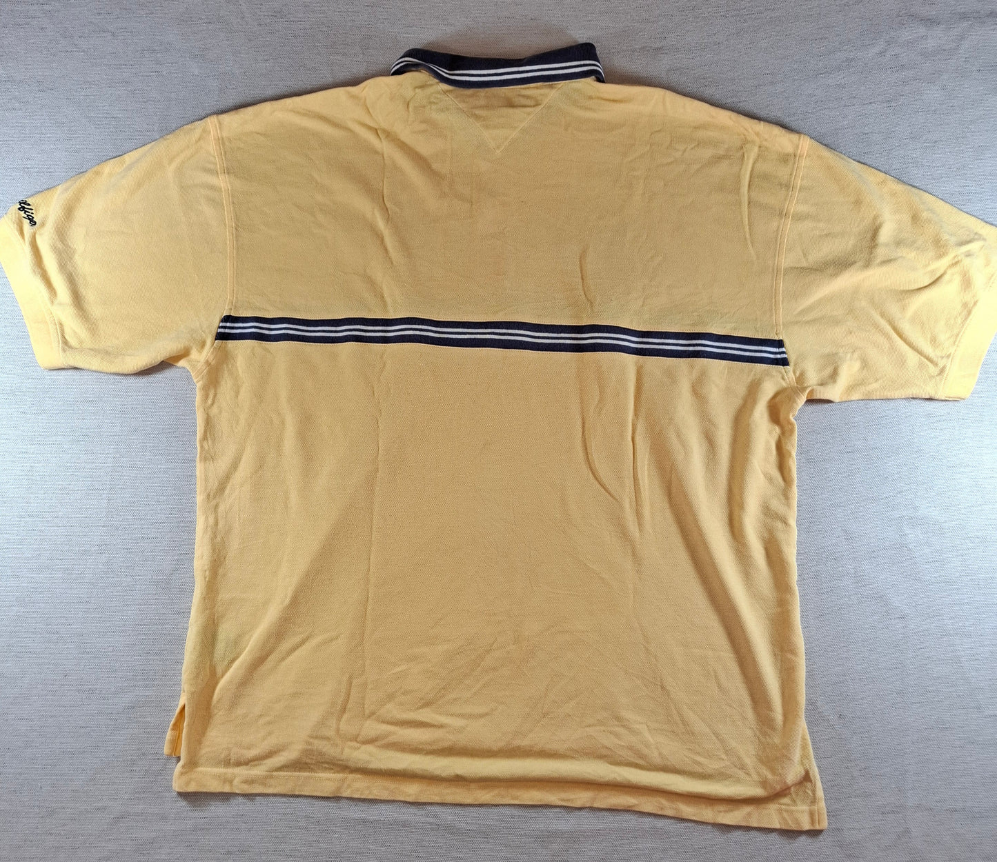 001306 Tommy Hilfiger Polo shirt size XXL Yellow/ Navy