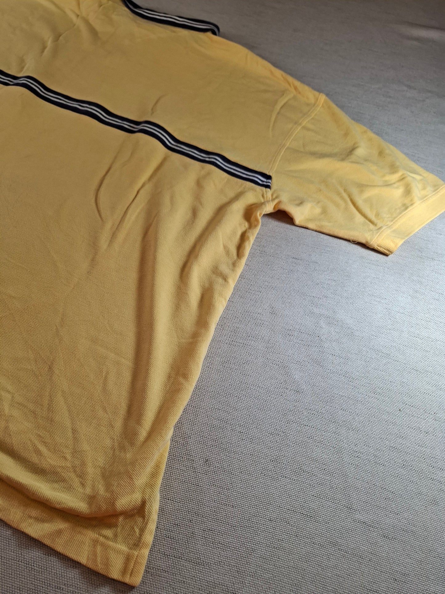 001306 Tommy Hilfiger Polo shirt size XXL Yellow/ Navy