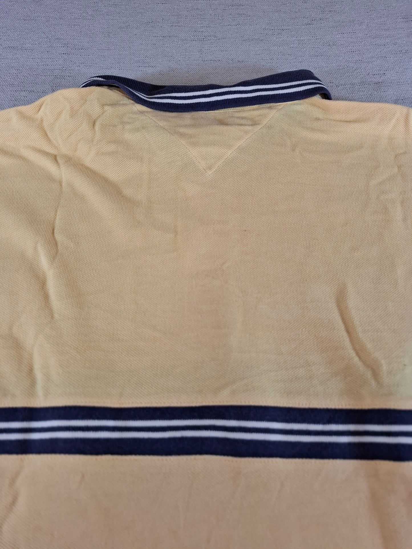 001306 Tommy Hilfiger Polo shirt size XXL Yellow/ Navy