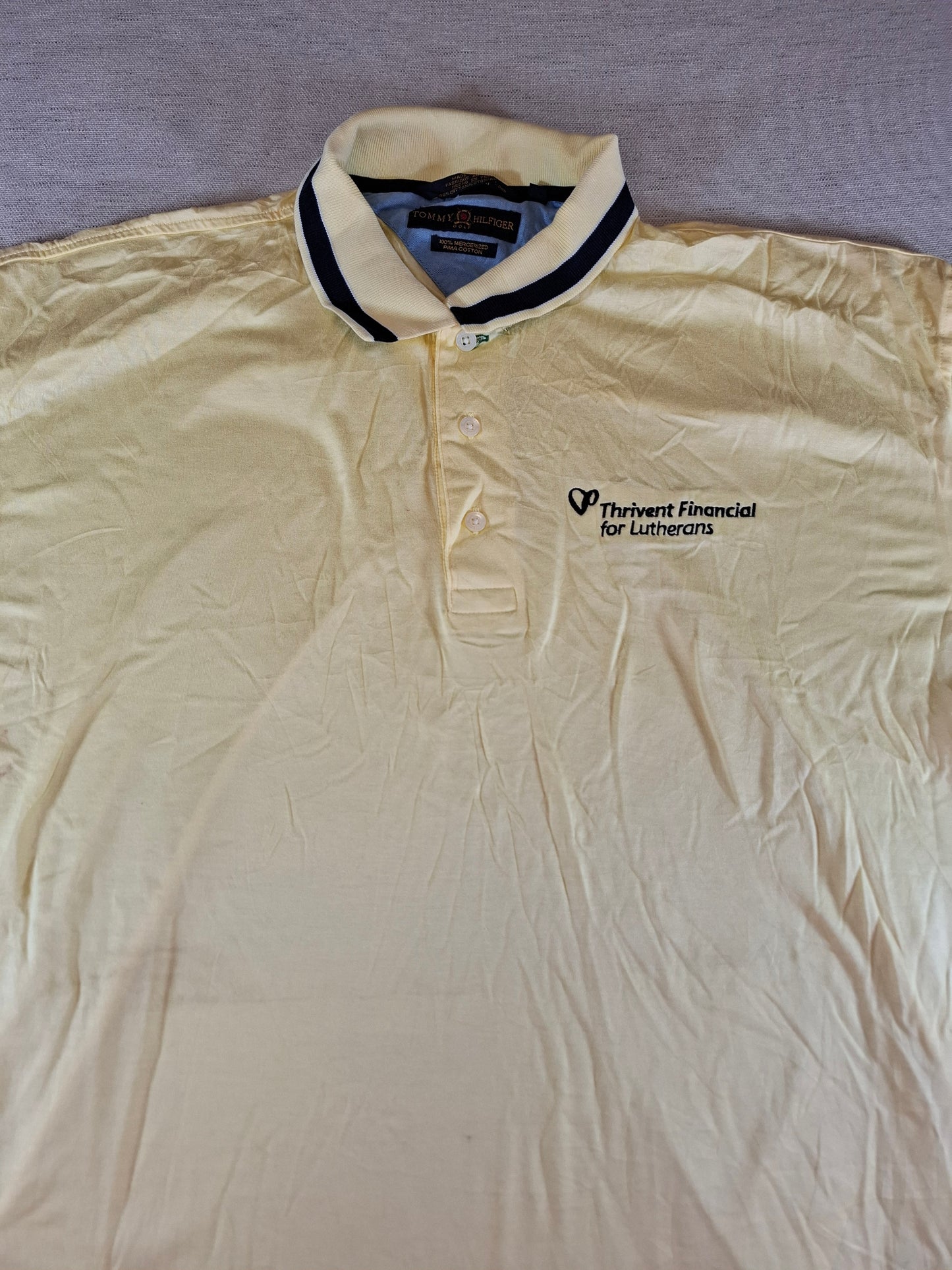 001309 Tommy Hilfiger Polo shirt size L Yellow