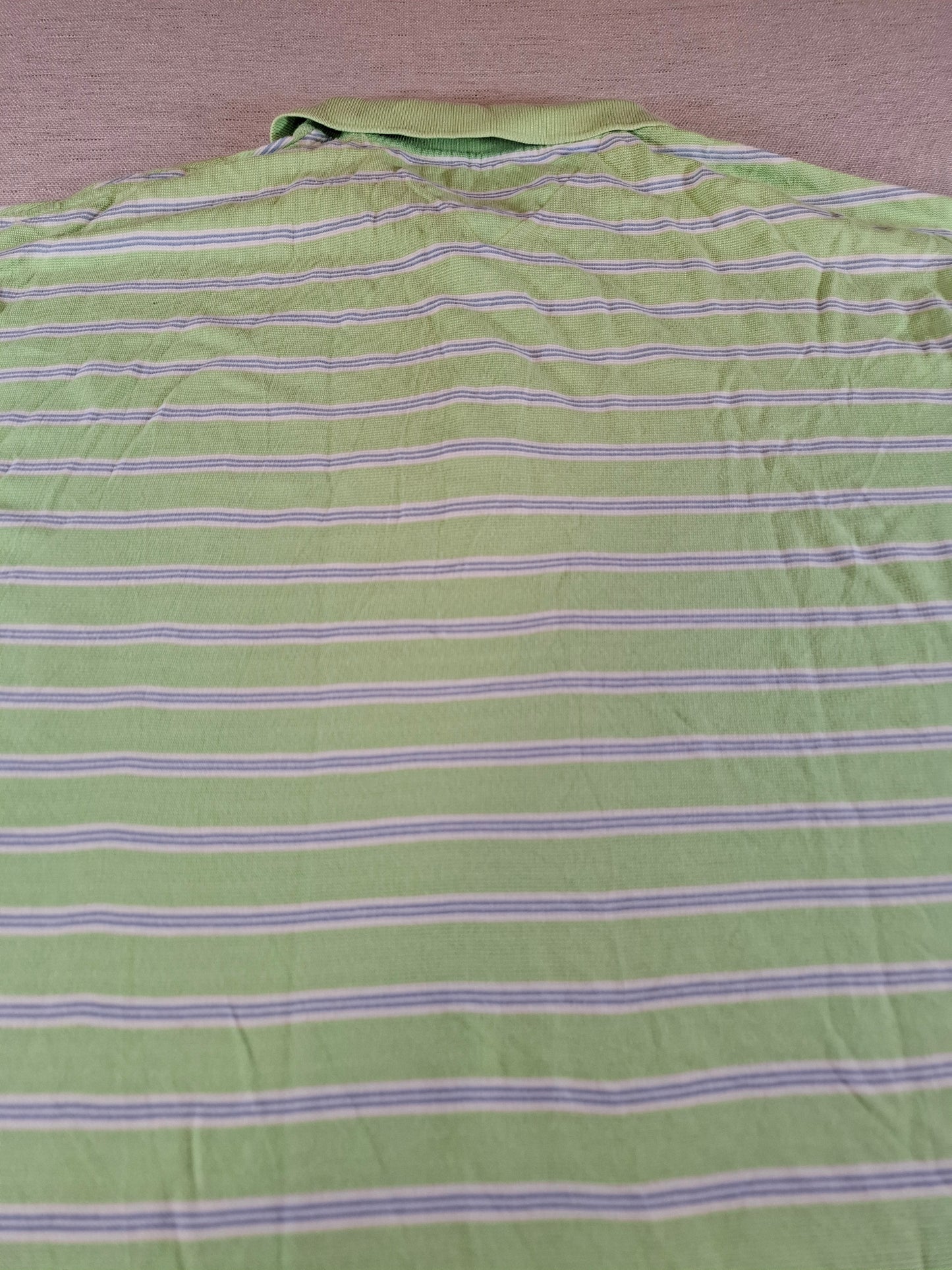 001310 Tommy Hilfiger Polo shirt size XL Mint/ Blue/ White