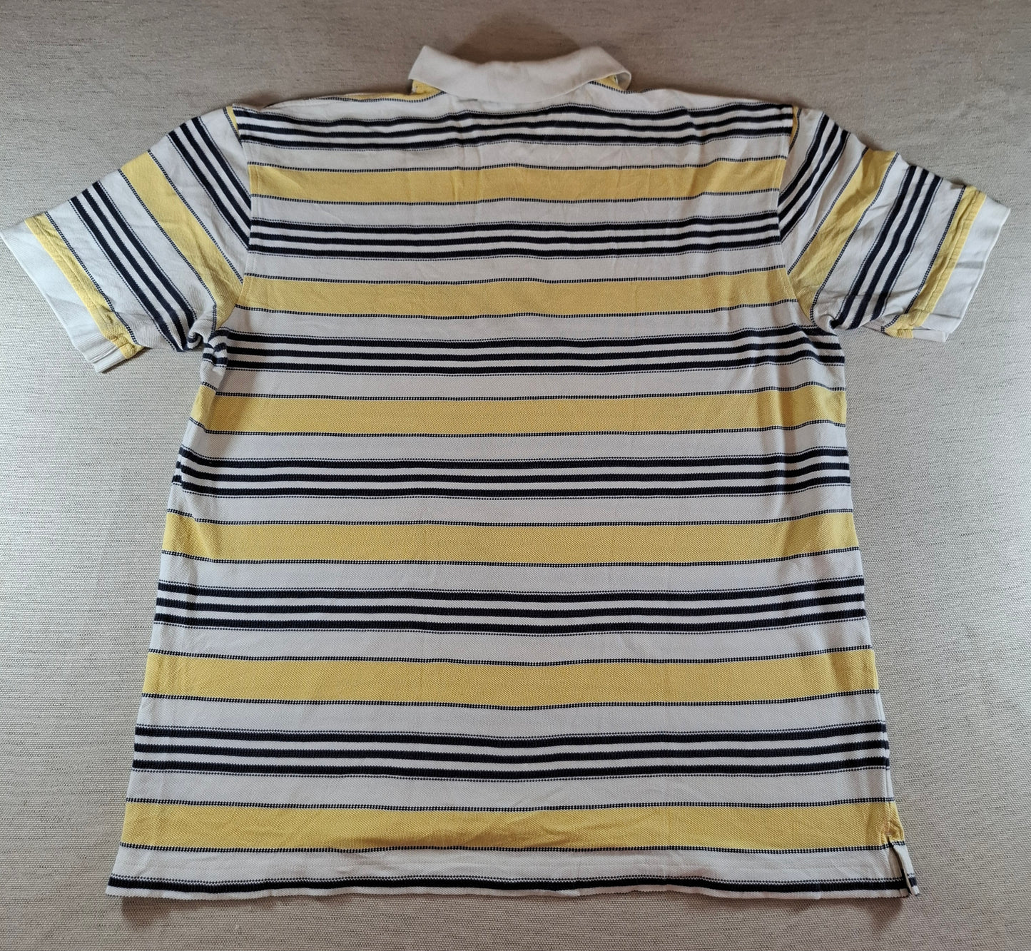 001311 Tommy Hilfiger Polo shirt size XL Yellow/ Multicolor