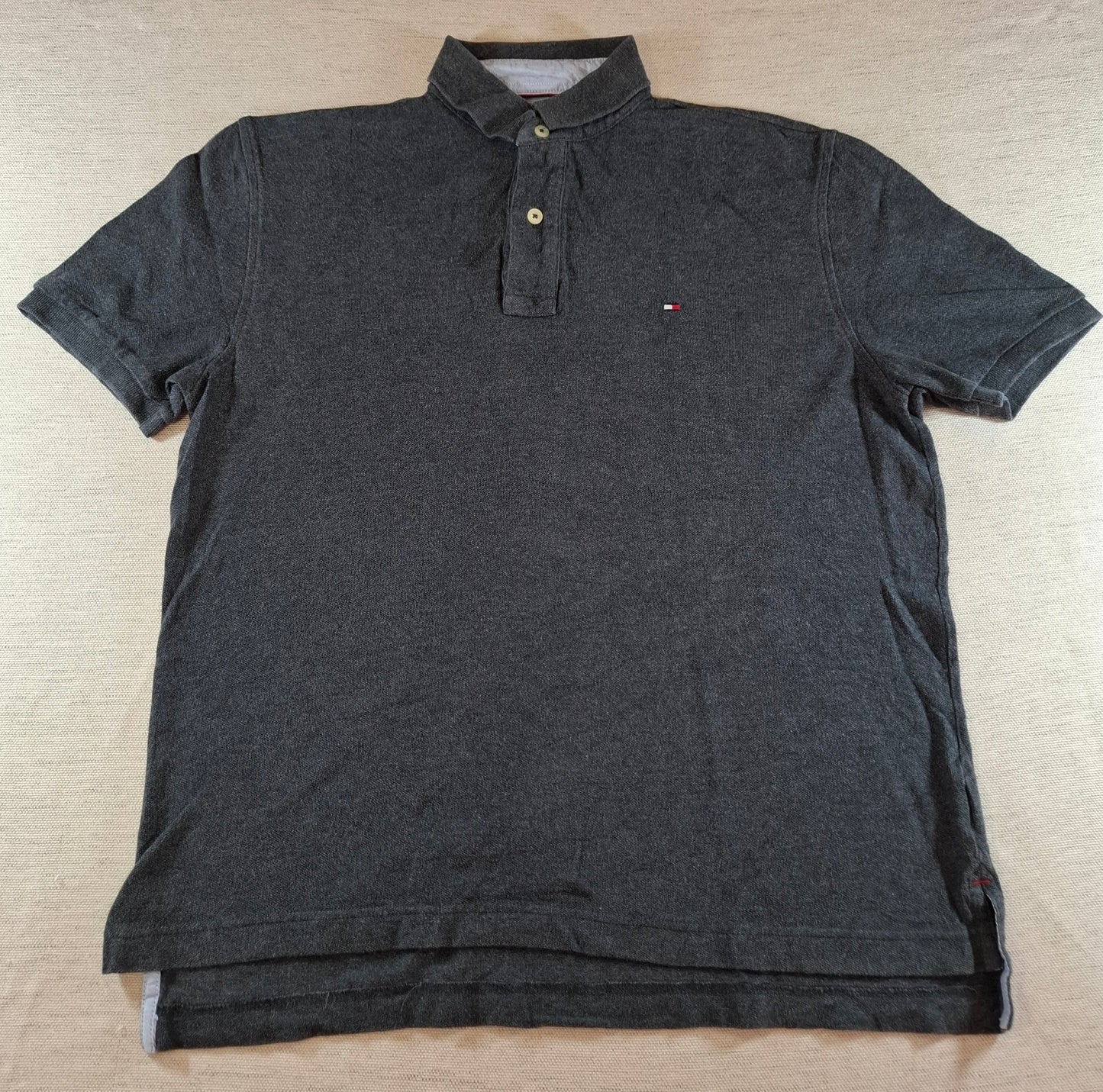 001312 Tommy Hilfiger Polo shirt size S Anthracite