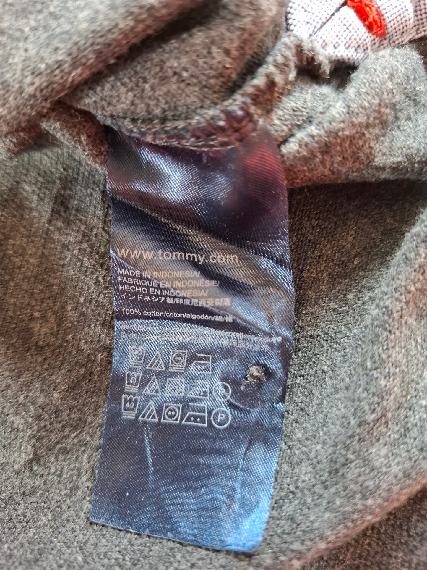 001312 Tommy Hilfiger Polo shirt size S Anthracite
