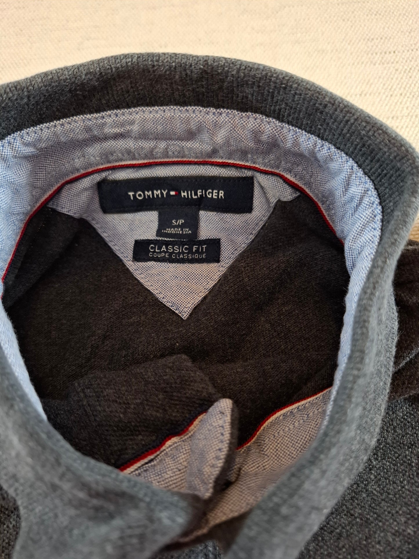 001312 Tommy Hilfiger Polo shirt size S Anthracite