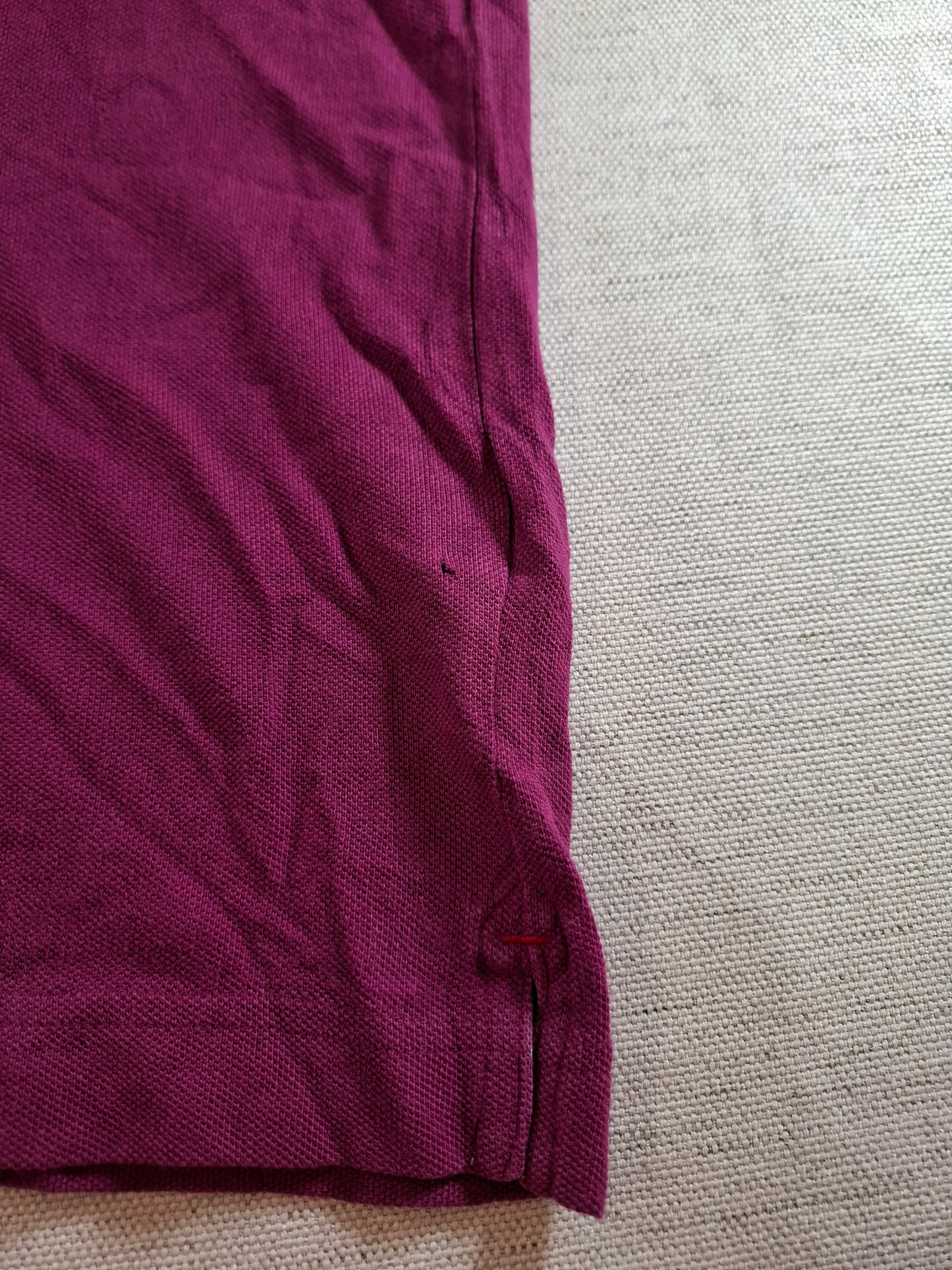 001314 Tommy Hilfiger Polo shirt size L Purple