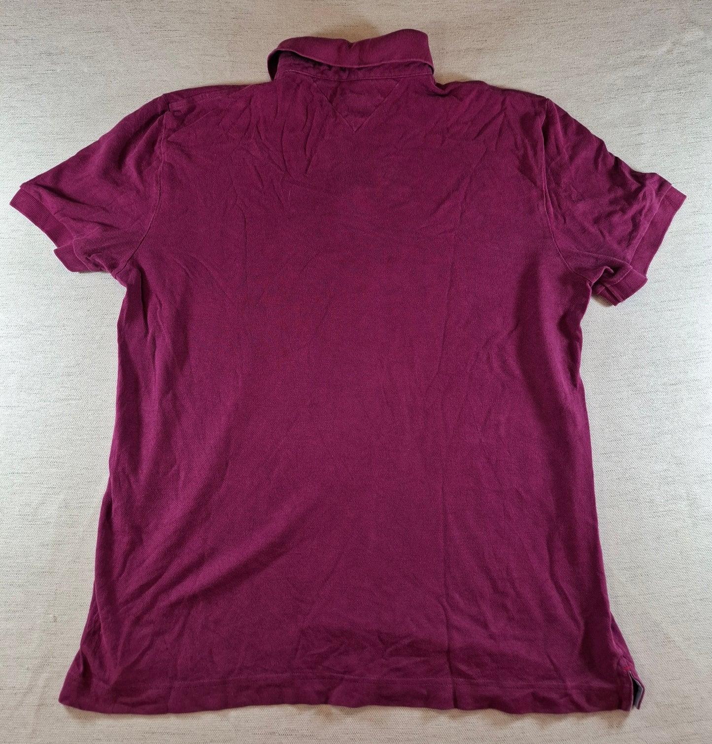 001314 Tommy Hilfiger Polo shirt size L Purple