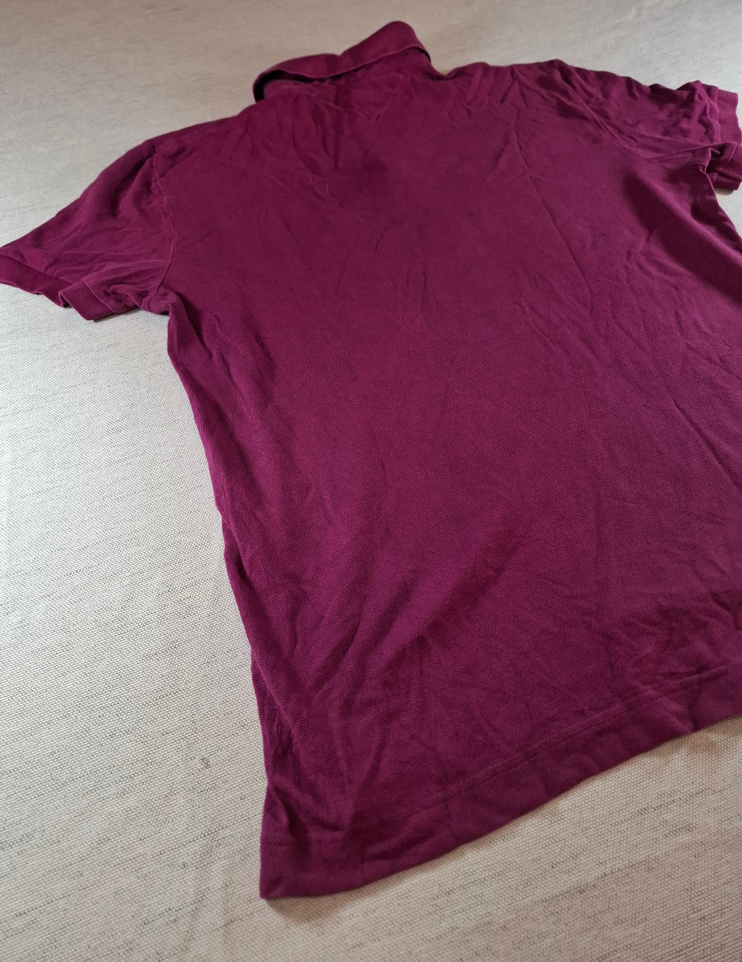 001314 Tommy Hilfiger Polo shirt size L Purple