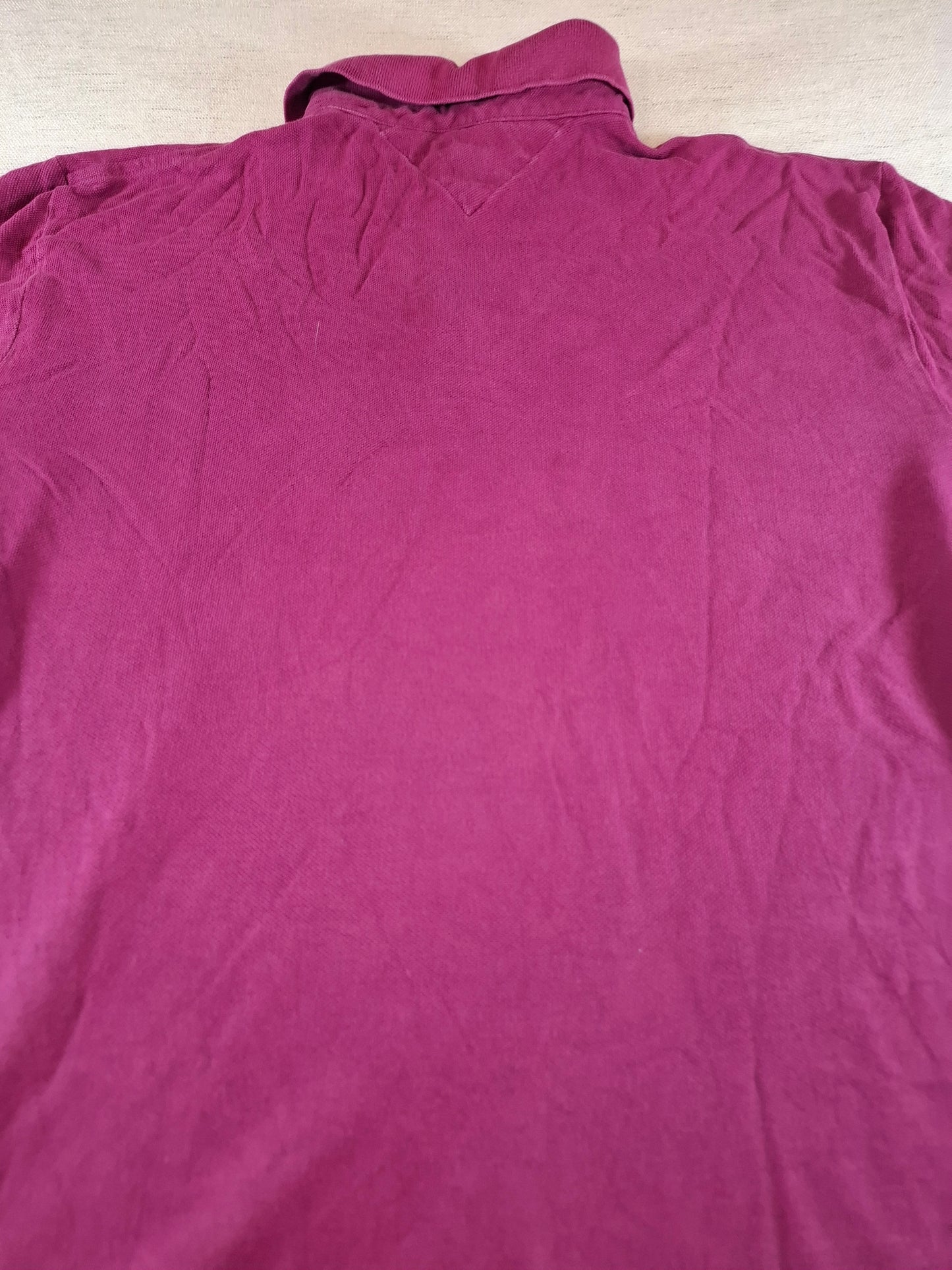001314 Tommy Hilfiger Polo shirt size L Purple