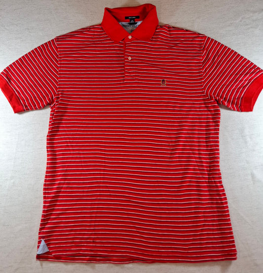 001316 Tommy Hilfiger Polo shirt size L Red/ Multicolor
