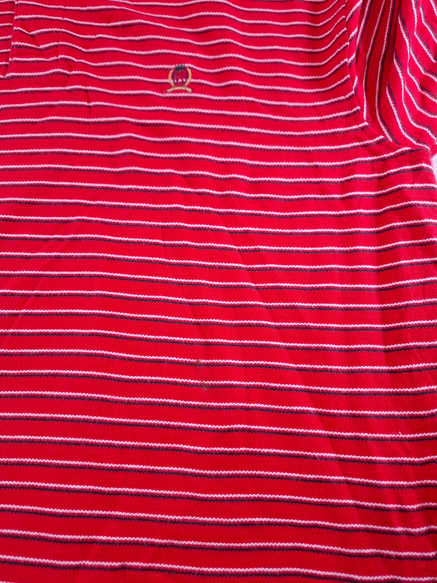 001316 Tommy Hilfiger Polo shirt size L Red/ Multicolor