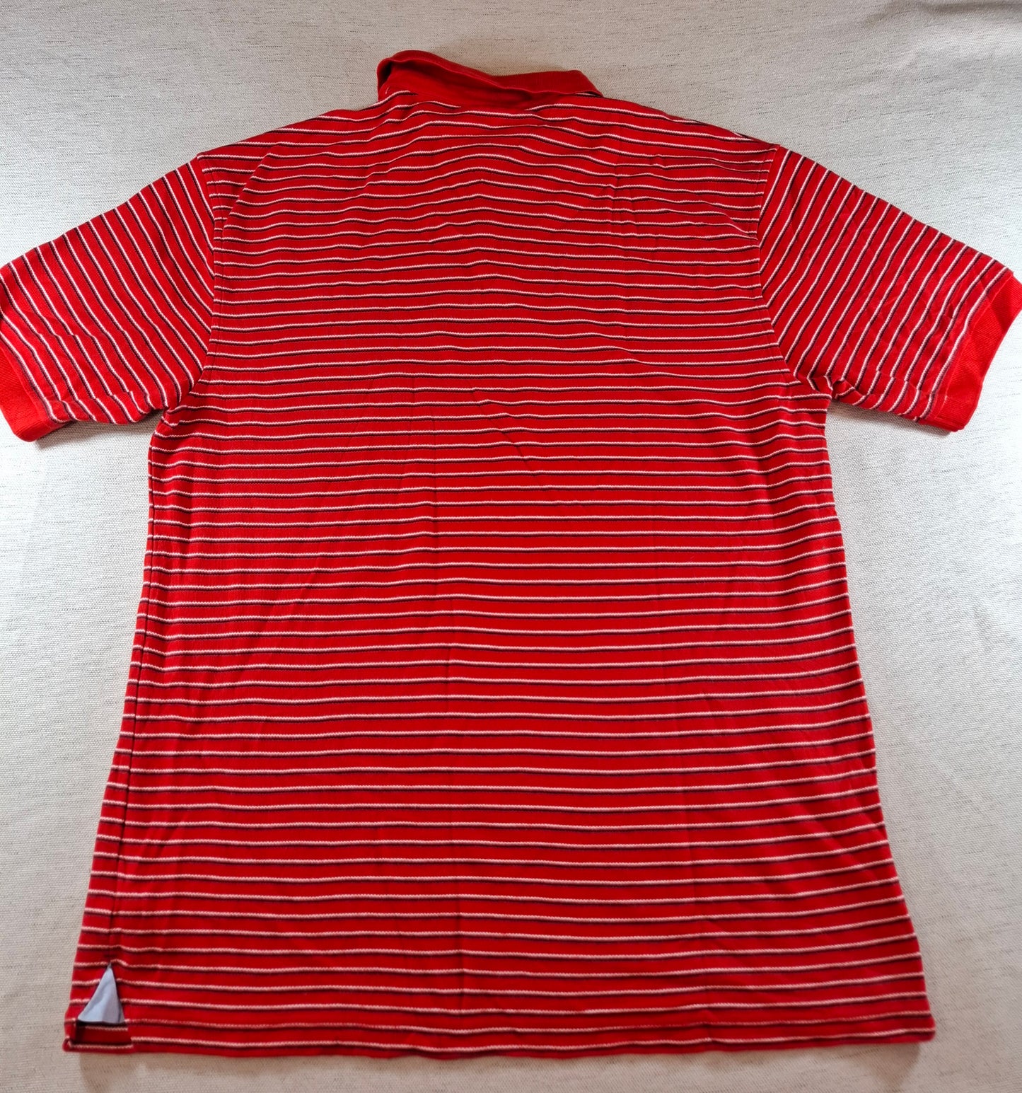 001316 Tommy Hilfiger Polo shirt size L Red/ Multicolor