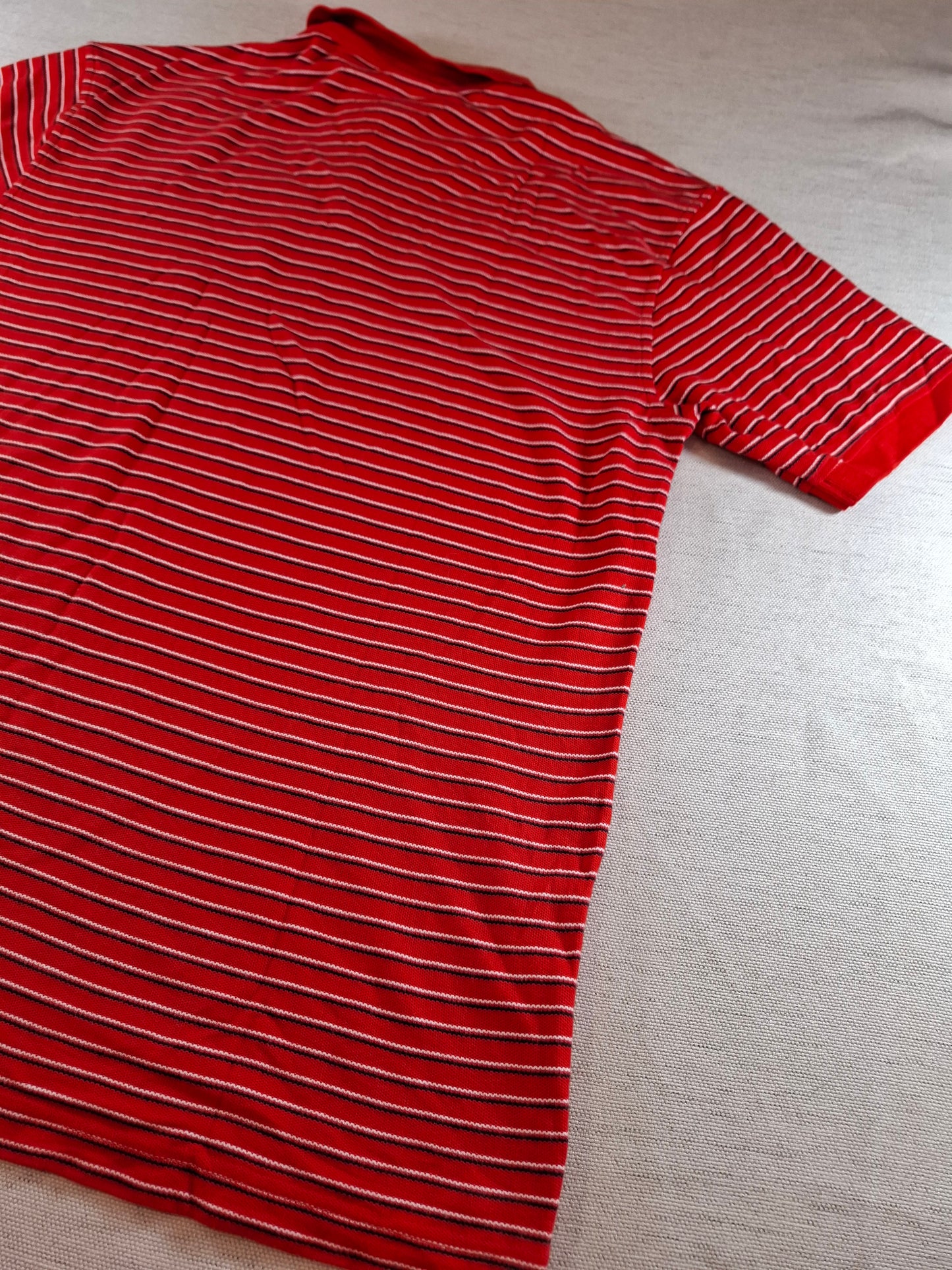 001316 Tommy Hilfiger Polo shirt size L Red/ Multicolor