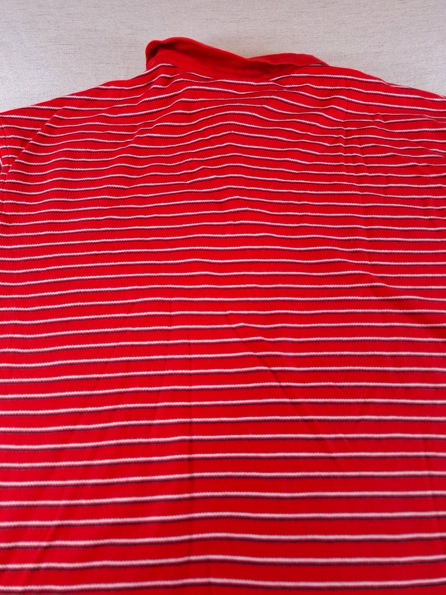 001316 Tommy Hilfiger Polo shirt size L Red/ Multicolor