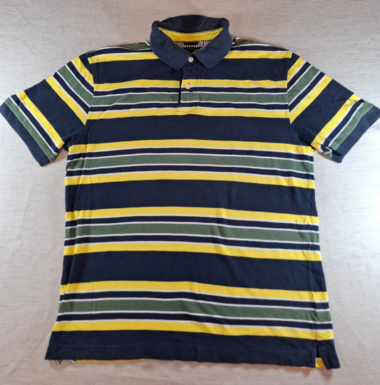 001320 Tommy Hilfiger Polo shirt size XL Navy/ Multicolor