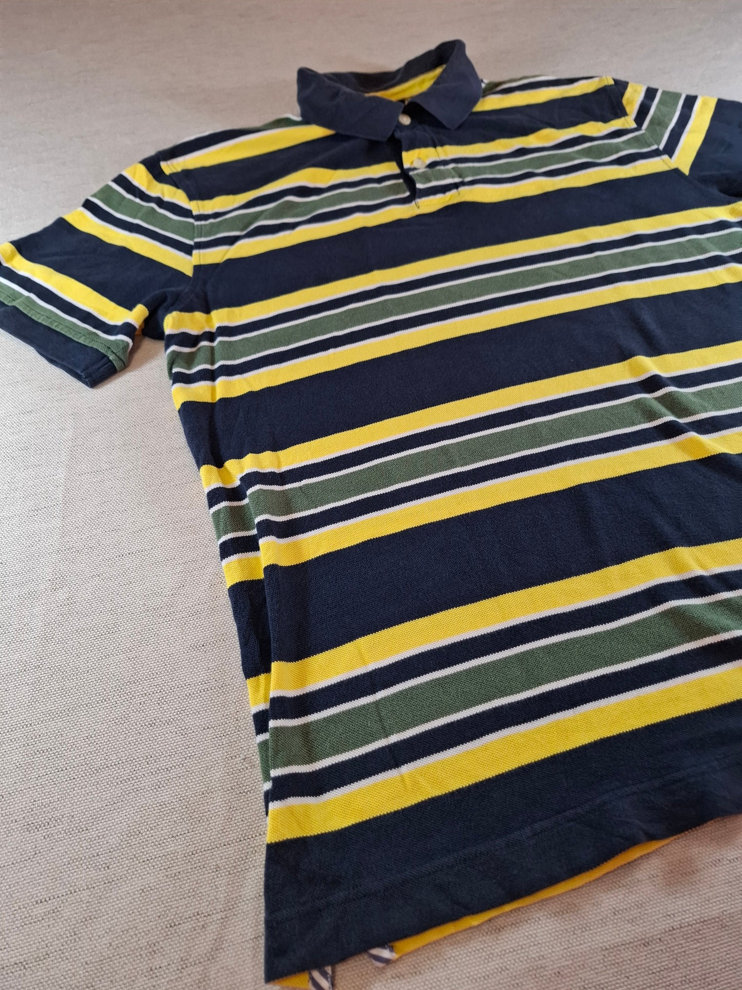 001320 Tommy Hilfiger Polo shirt size XL Navy/ Multicolor
