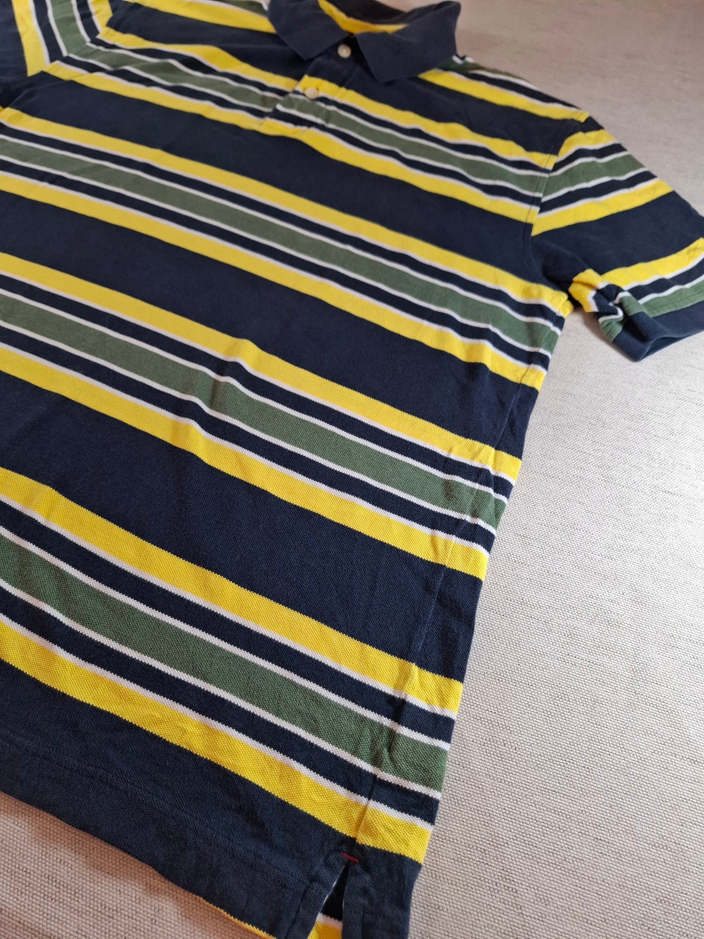 001320 Tommy Hilfiger Polo shirt size XL Navy/ Multicolor
